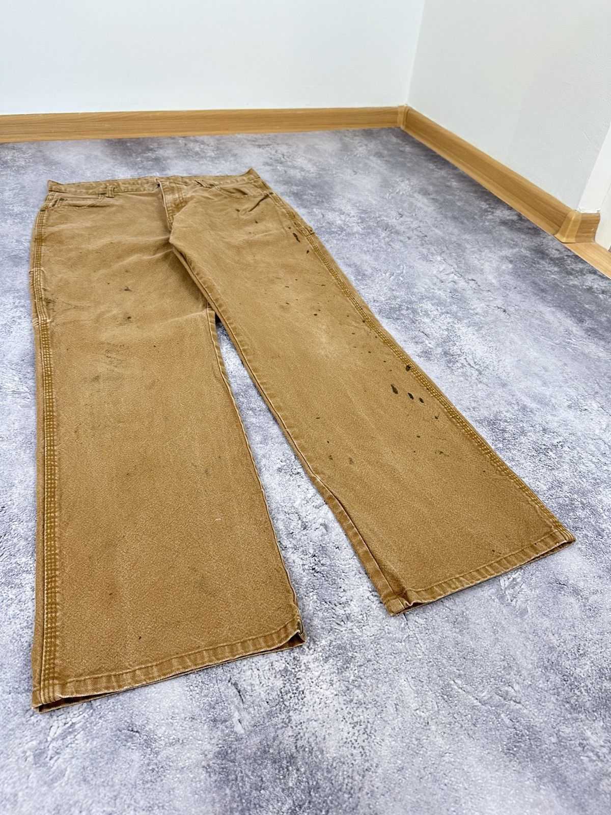 Dickies Vintage Dickies Faded Carpenter Cargo USA Opium Work Pants Size US 34 / EU 50 - 8 Thumbnail