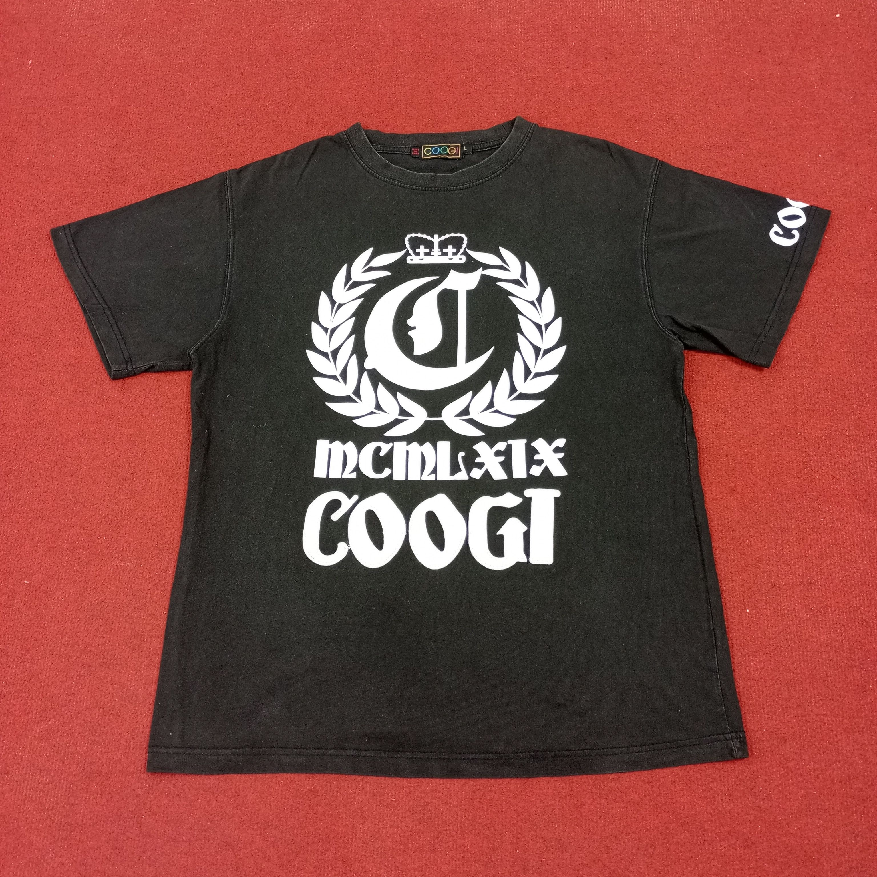 Coogi × Vintage Coogi Spellout Design Style Tshirt Size US L / EU 52-54 / 3 - 1 Thumbnail