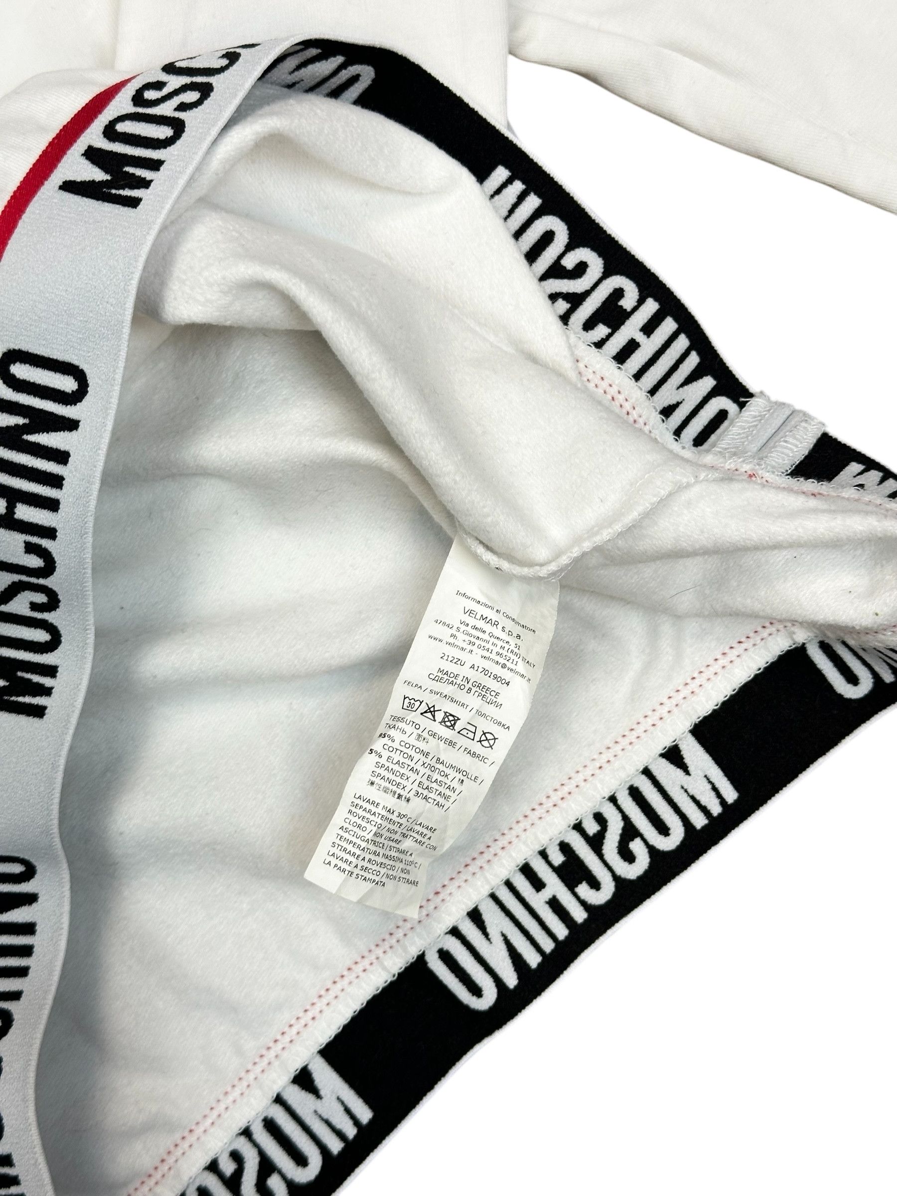 Moschino Moschino soft iconic logo stripped sweatshirt Size US XS / EU 42 / 0 - 7 Thumbnail