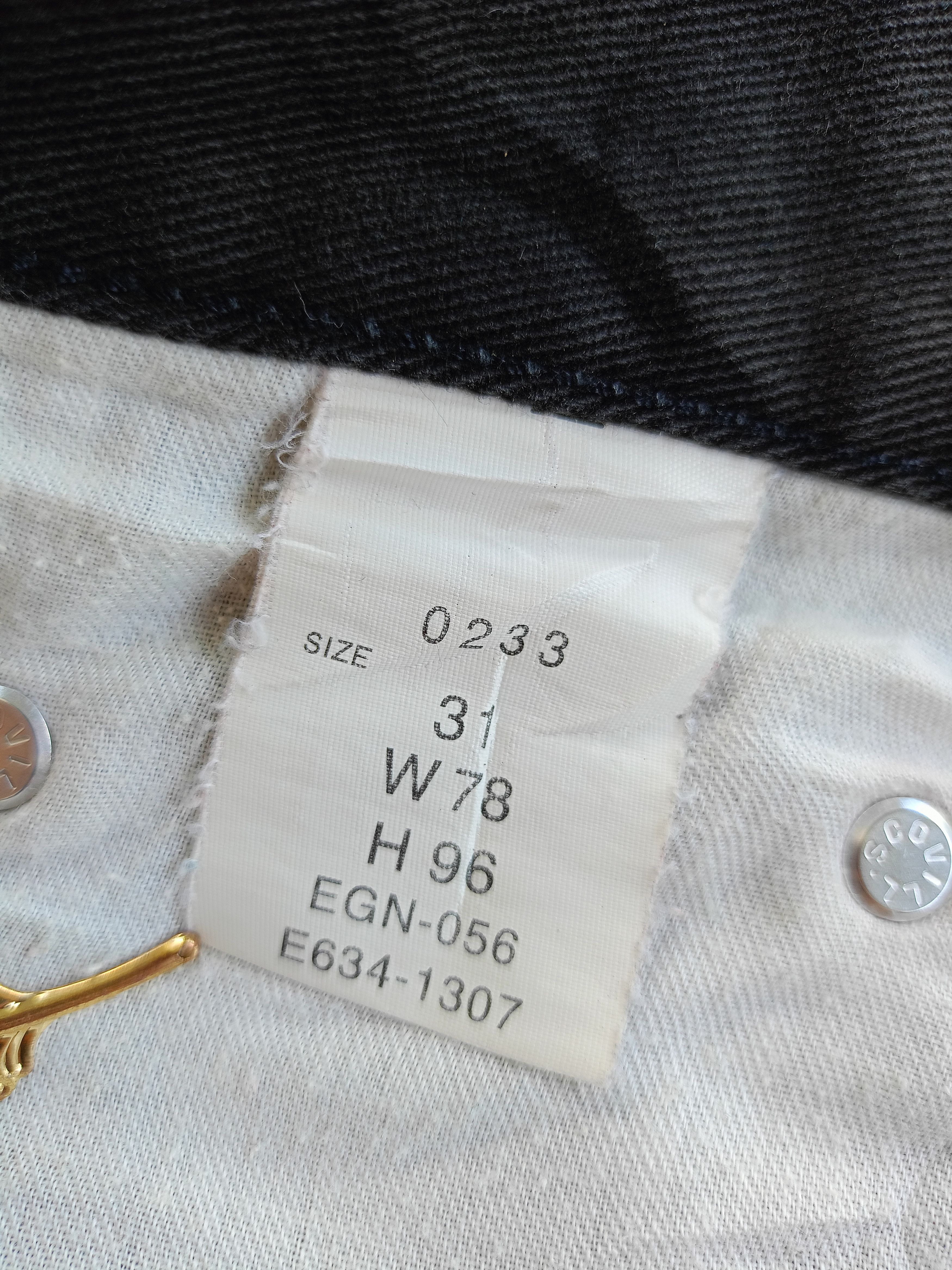Japanese Brand × Vintage GOLD RUSH Black Vintage Streetwear Denim Size US 31 - 10 Thumbnail