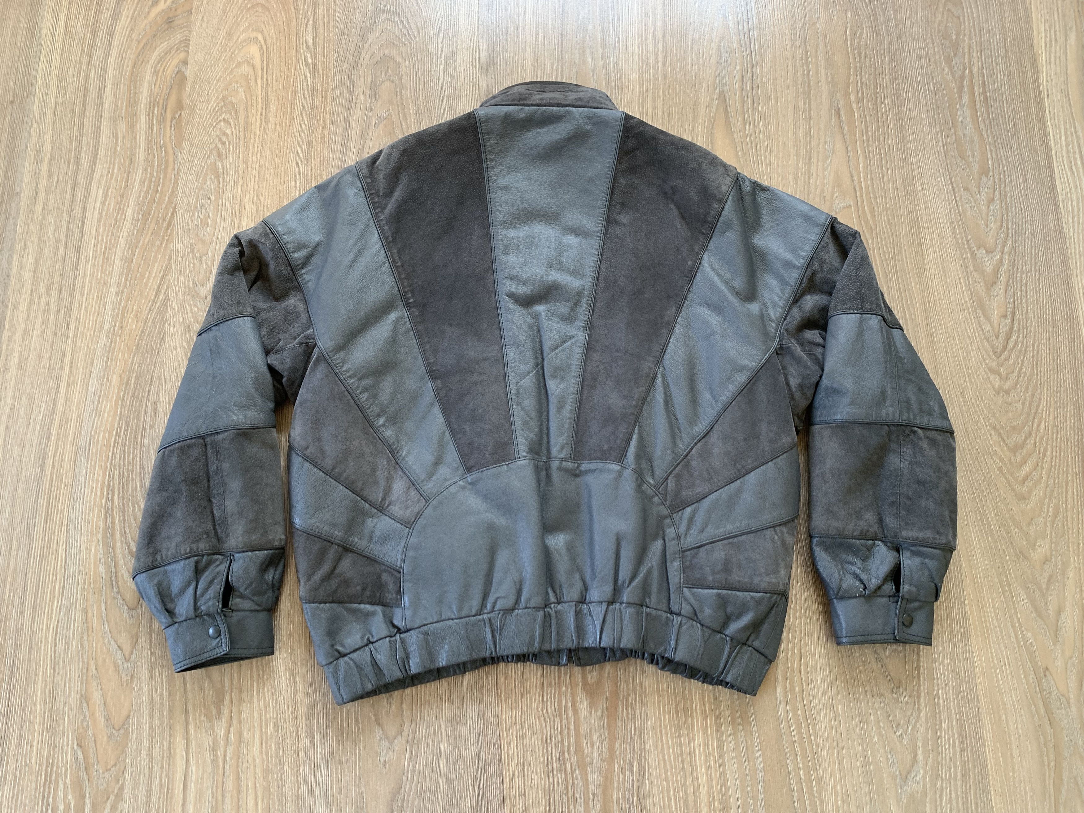 Genuine Leather × Vintage Mens Vintage Soft Leather Suede Combined Jacket Size US XL / EU 56 / 4 - 3 Thumbnail