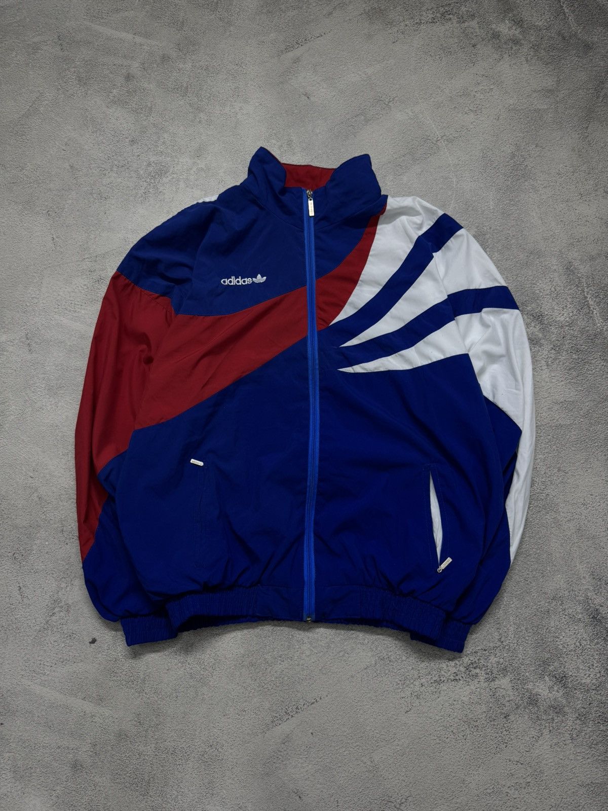 Adidas Vintage Y2k Adidas 💙 Nylon Logo Jacket 90’s Size US XL / EU 56 / 4 - 2 Thumbnail