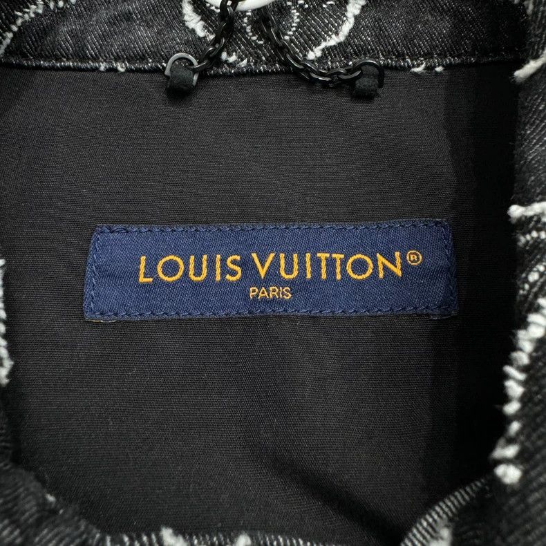 Louis Vuitton Louis Vuitton Aged embroidered full print denim short sleev Size US XS / EU 42 / 0 - 5 Thumbnail