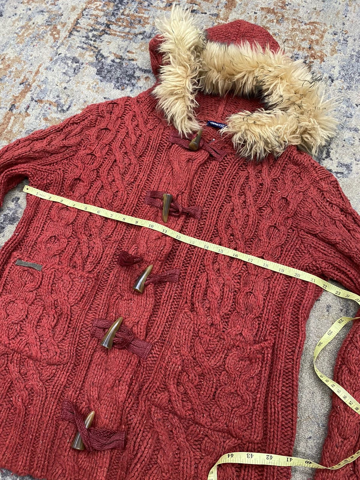 Hysteric Glamour × If Six Was Nine × Japanese Brand faux fur knitted hoodie eigenpost japan ifsixwasnine style Size US L / EU 52-54 / 3 - 6 Thumbnail