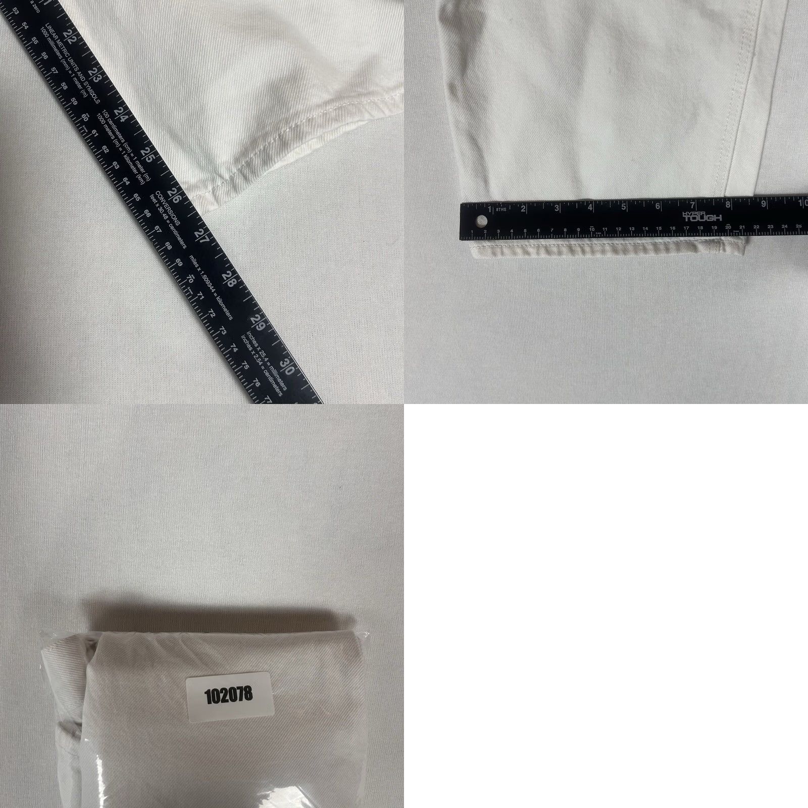 Old Navy Old Navy White High Rise Slouchy Straight Jeans Womens 16 Cropped NWT Jeans Size 38" / US 16 / IT 52 - 9 Thumbnail