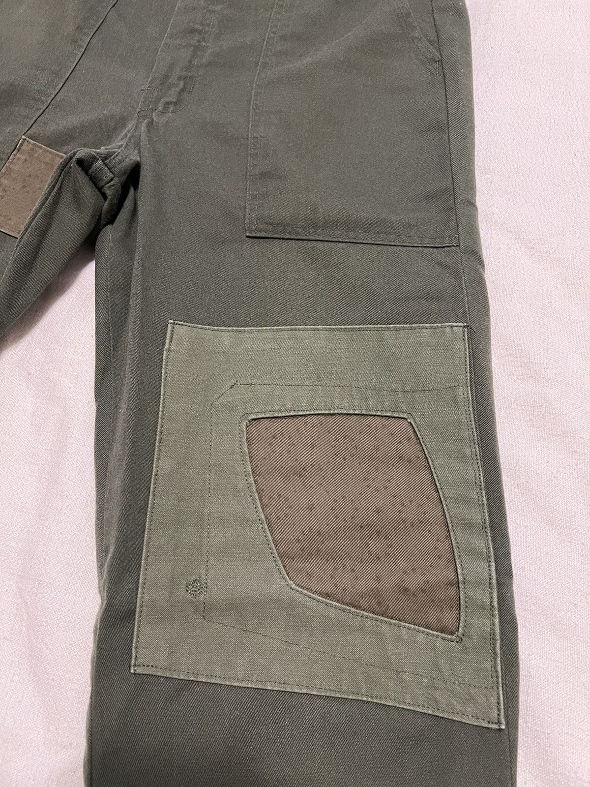 Vintage Fatigue patchwork pants (@denimcowboyy) Size US 28 / EU 44 - 3 Thumbnail