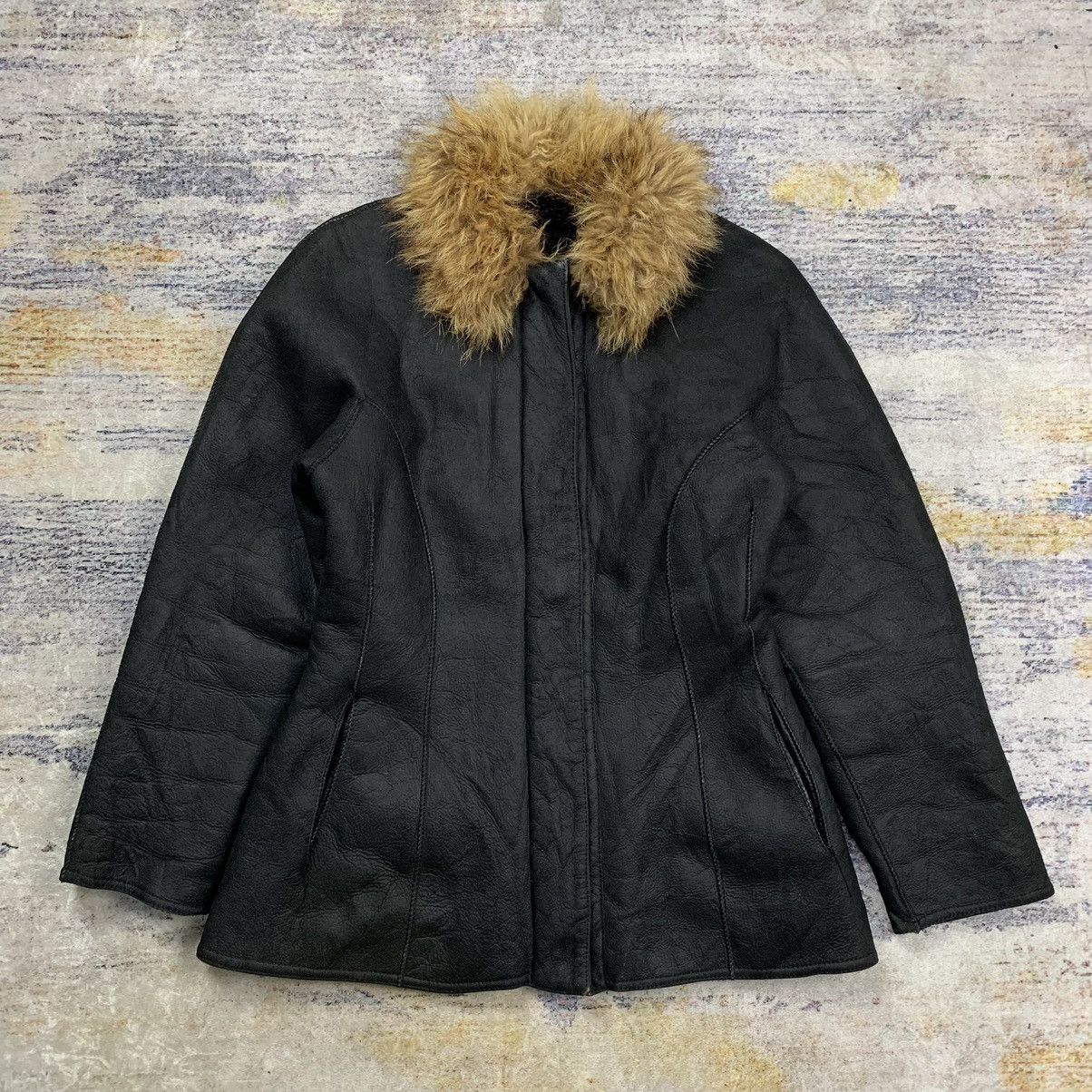 Jean Paul Gaultier Vintage jean paul gaultier fur suede leather jacket Size M / US 6-8 / IT 42-44 - 1 Thumbnail