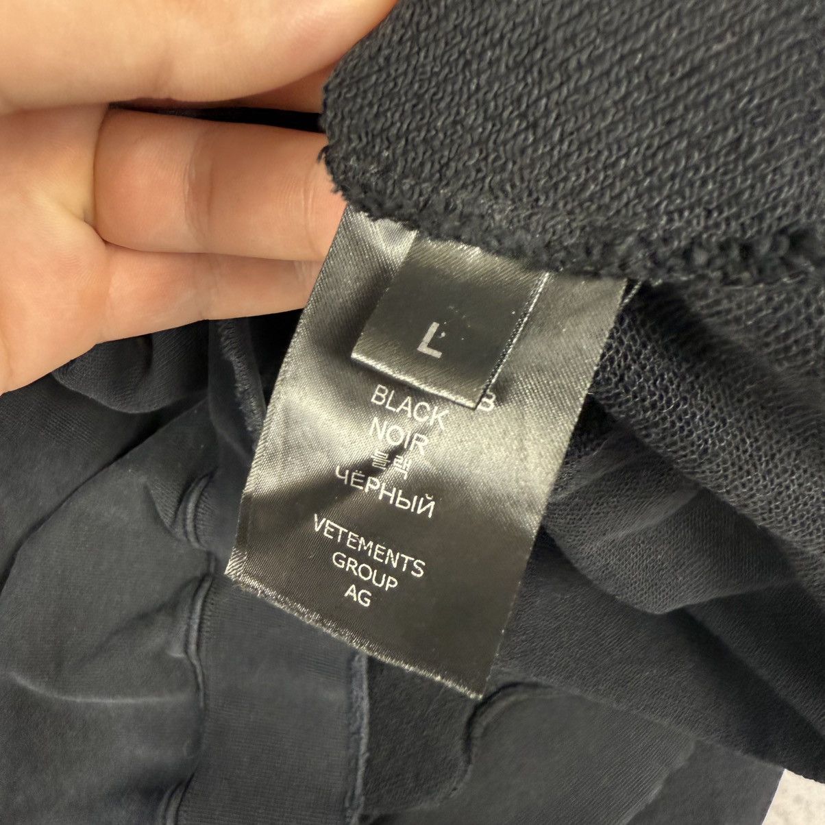 Vetements Vetements ‘I’m not doing shit today.’ Oversized Sweater Size US L / EU 52-54 / 3 - 8 Thumbnail