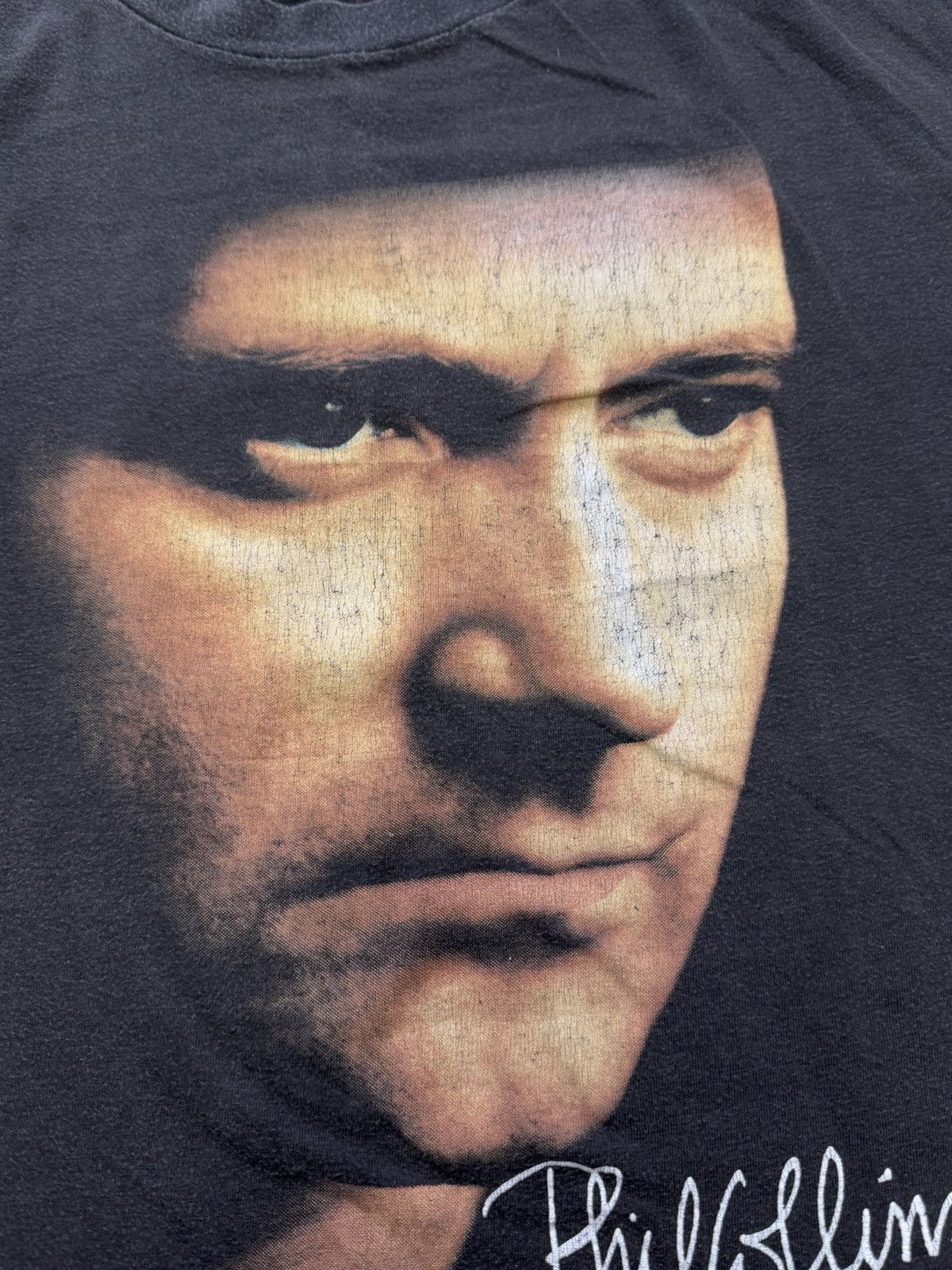 Band Tees Vintage 1990 Phil Collins genesis drummer band t shirt rock Size US L / EU 52-54 / 3 - 10 Thumbnail