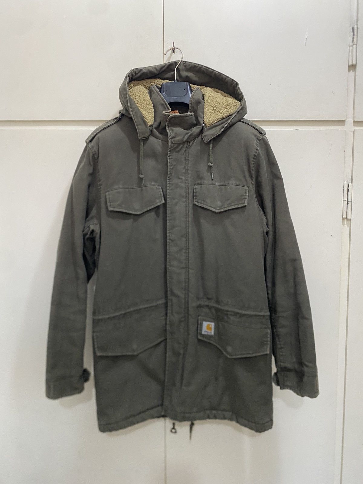 Carhartt Wip Carhartt WIP Hickman Coat Pile-Lined Parka, size XL, green, Size US XL / EU 56 / 4 - 1 Thumbnail