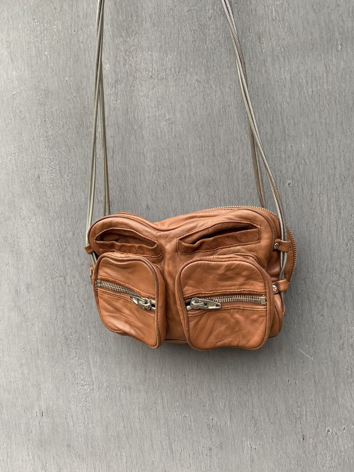 Alexander Wang Alexander Wang Brenda crossbody Leather Brown bag Size ONE SIZE - 11 Thumbnail