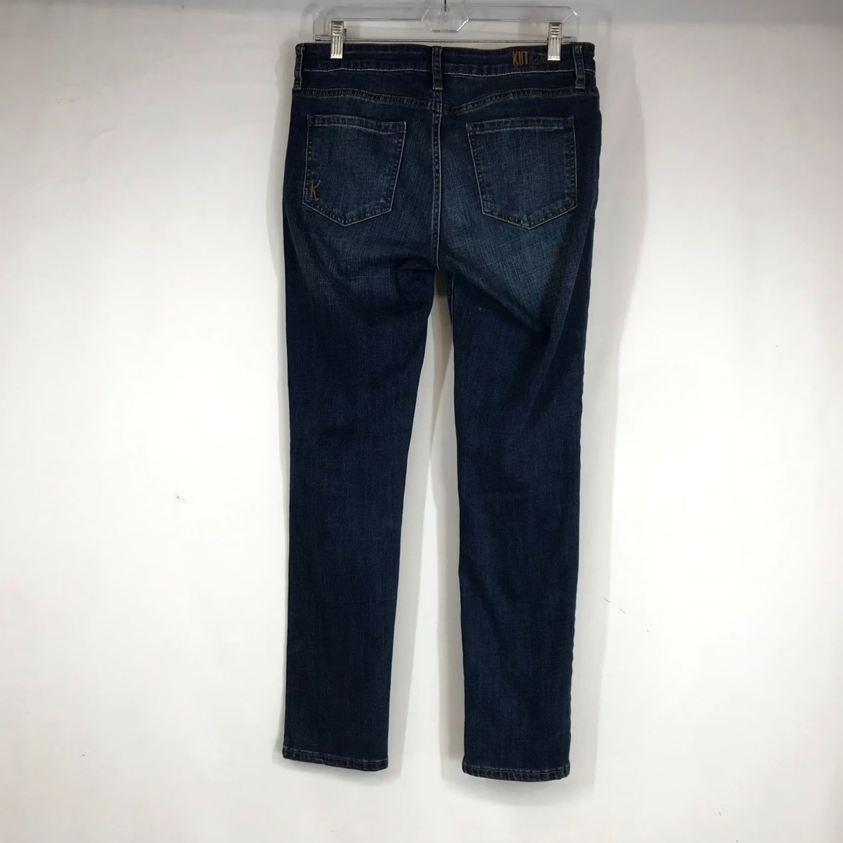 Vintage KUT from the Kloth Katy Boyfriend Jeans Dark Wash Slim Fit Denim Utility Size 27" / US 4 / IT 40 - 4 Thumbnail