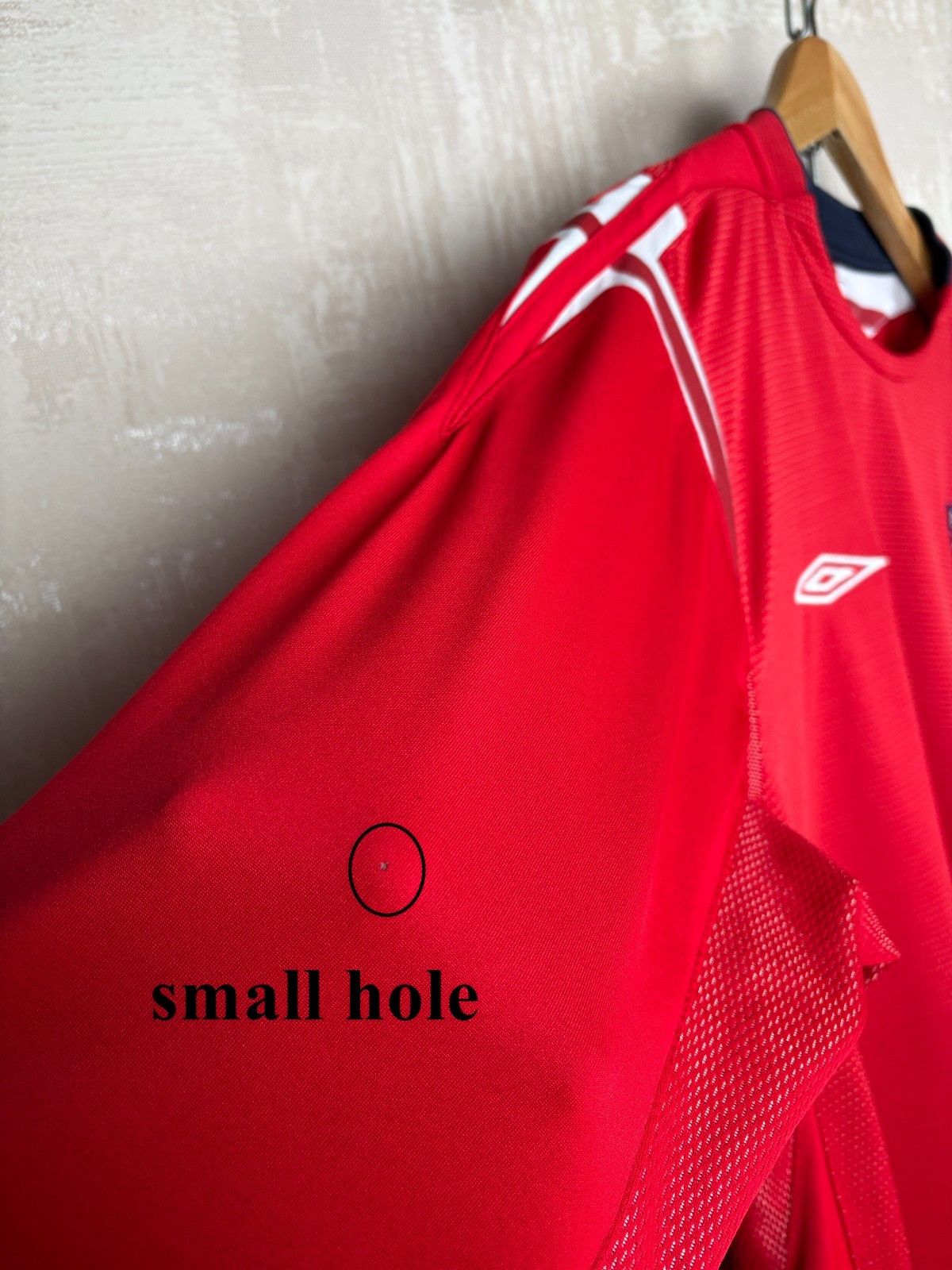 Umbro England 2004 2006 Umbro X-sTaTic Soccer Vintage Jersey Size US L / EU 52-54 / 3 - 6 Thumbnail