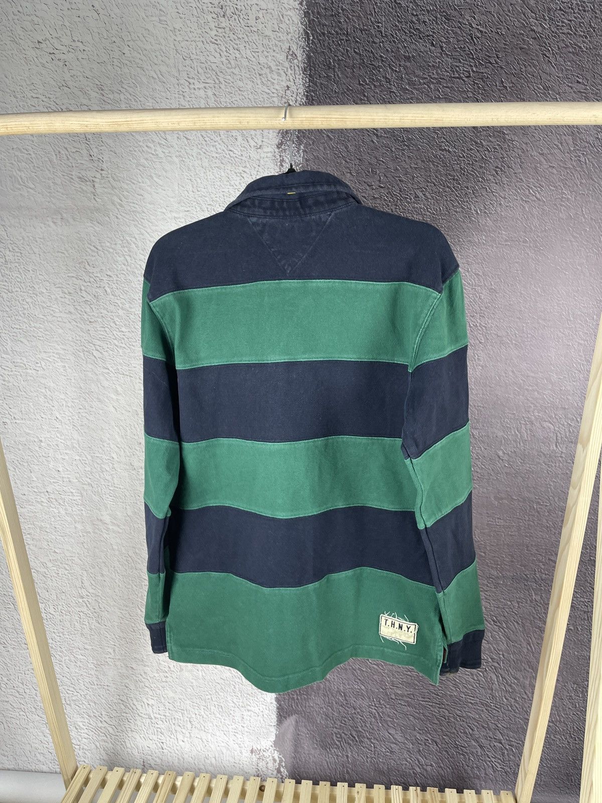 Tommy Hilfiger Tommy Hilfiger vintage striped rugby long sleeve polo Size US M / EU 48-50 / 2 - 11 Thumbnail