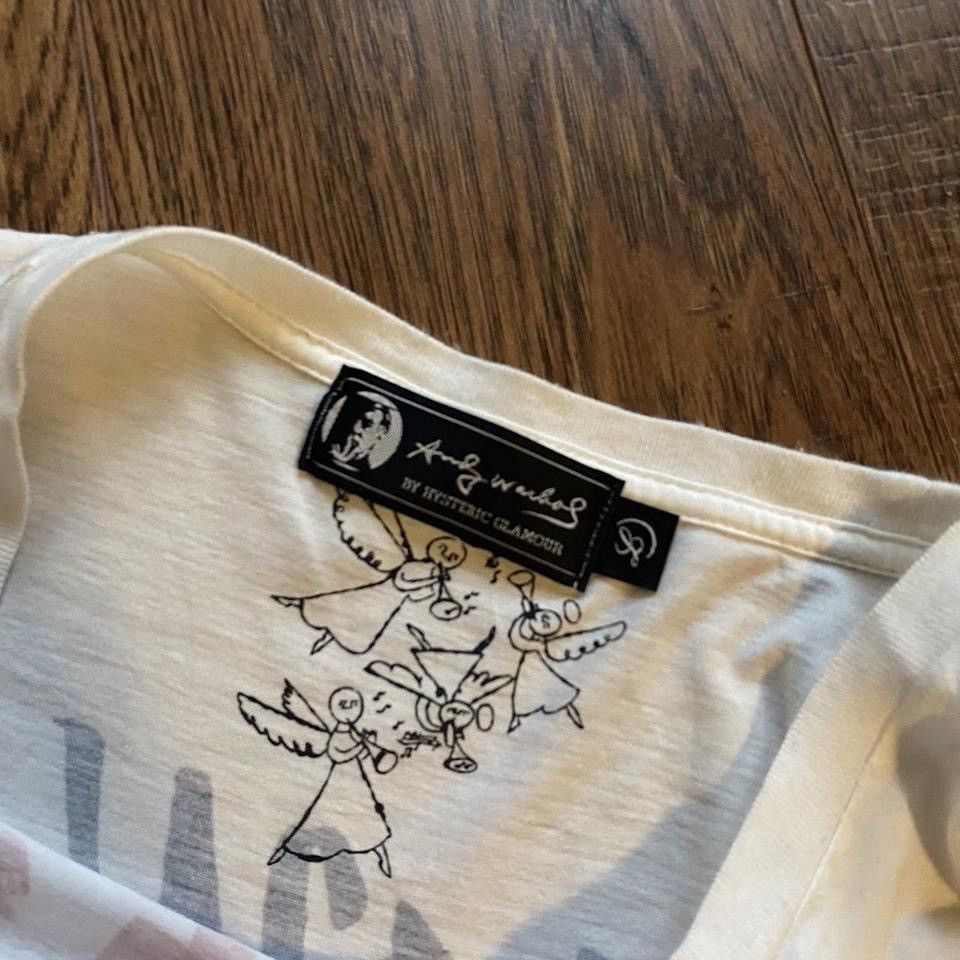 Hysteric Glamour × Japanese Brand 🎨 Hysteric Glamour x Andy Warhol Skull Tshirt 🎨 Size L / US 10 / IT 46 - 5 Thumbnail