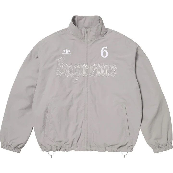 Ducati × Supreme Supreme Ducati Track Jacket Light Gray Medium