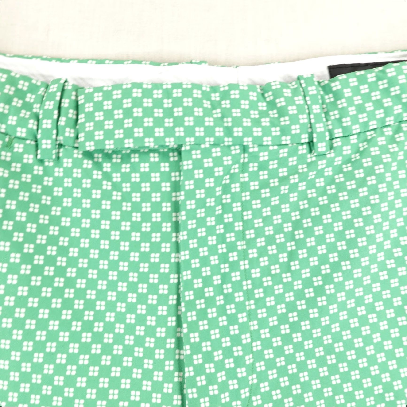 RLX Ralph Lauren RLX Ralph Lauren Shorts Mens 34 Geometric Chino 9" Inseam Green Tailored Fit Casual Stretch Pocketed RLX Golf Brand Mens Size US 32 / EU 48 - 2 Thumbnail