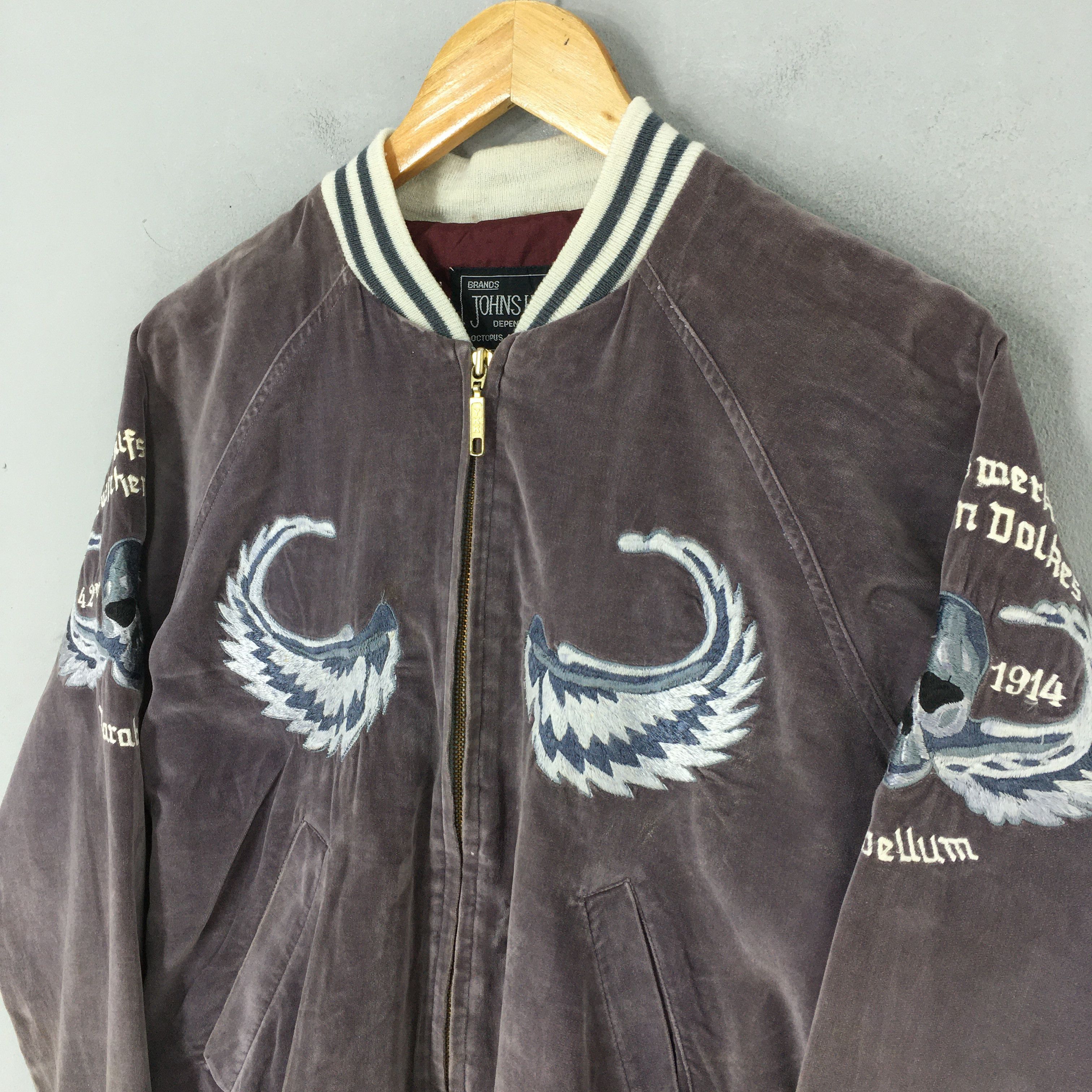 Other Sukajan Paratroopers Dragon Skull Souvenir Jacket Medium Size US M / EU 48-50 / 2 - 7 Thumbnail
