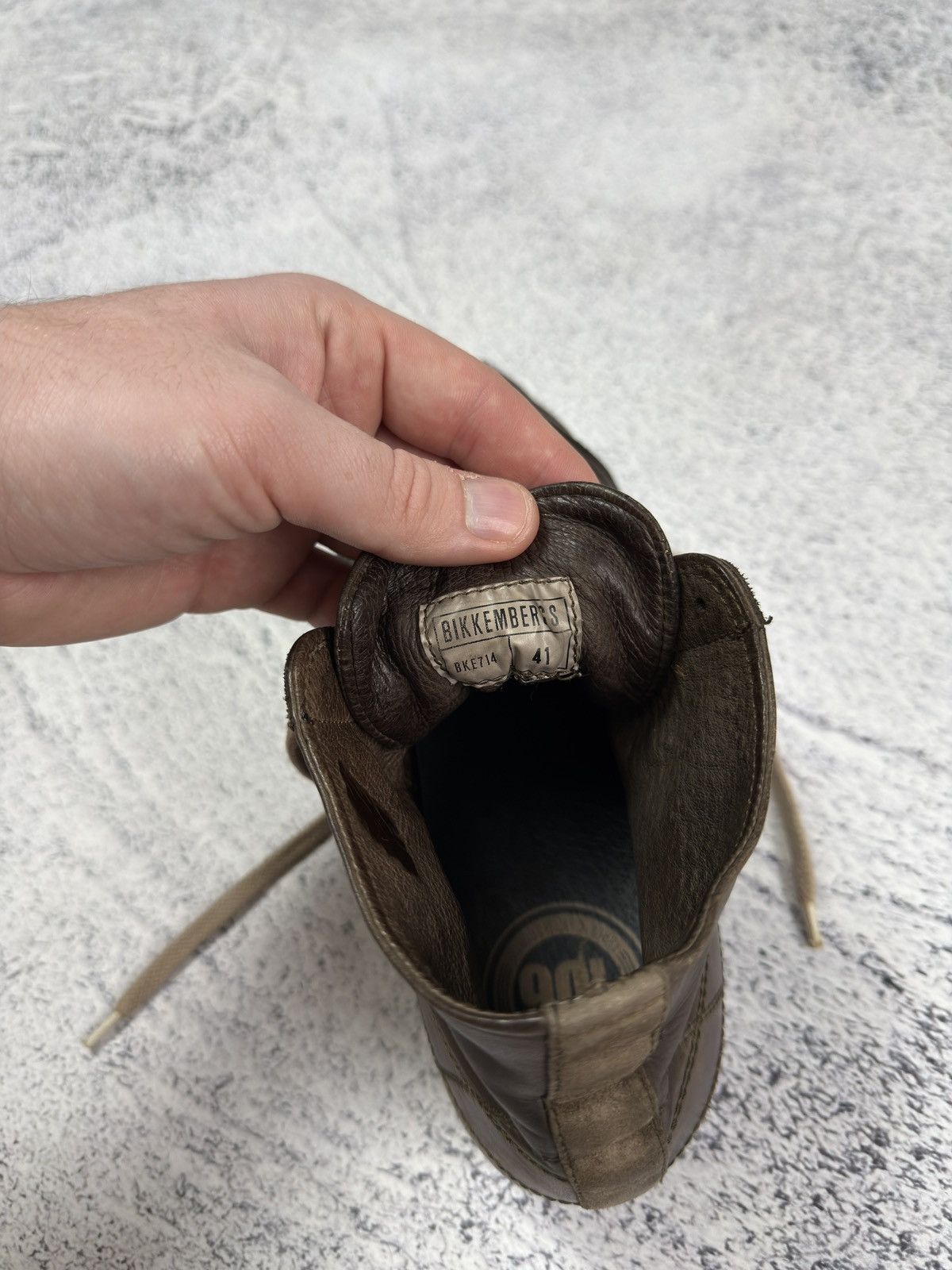 Dirk Bikkembergs RARE Dirk Bikkembergs Track & Field High Top Leather Sneaker Size US 8 / EU 41 - 16 Thumbnail