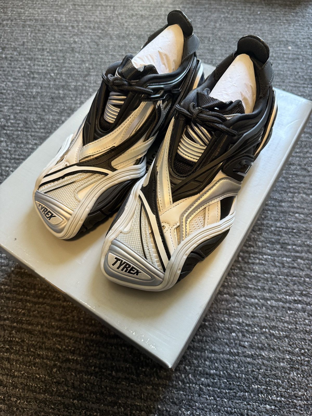 BALENCIAGA◇TYREX/ローカットスニーカー/27cm/イエロー/617517