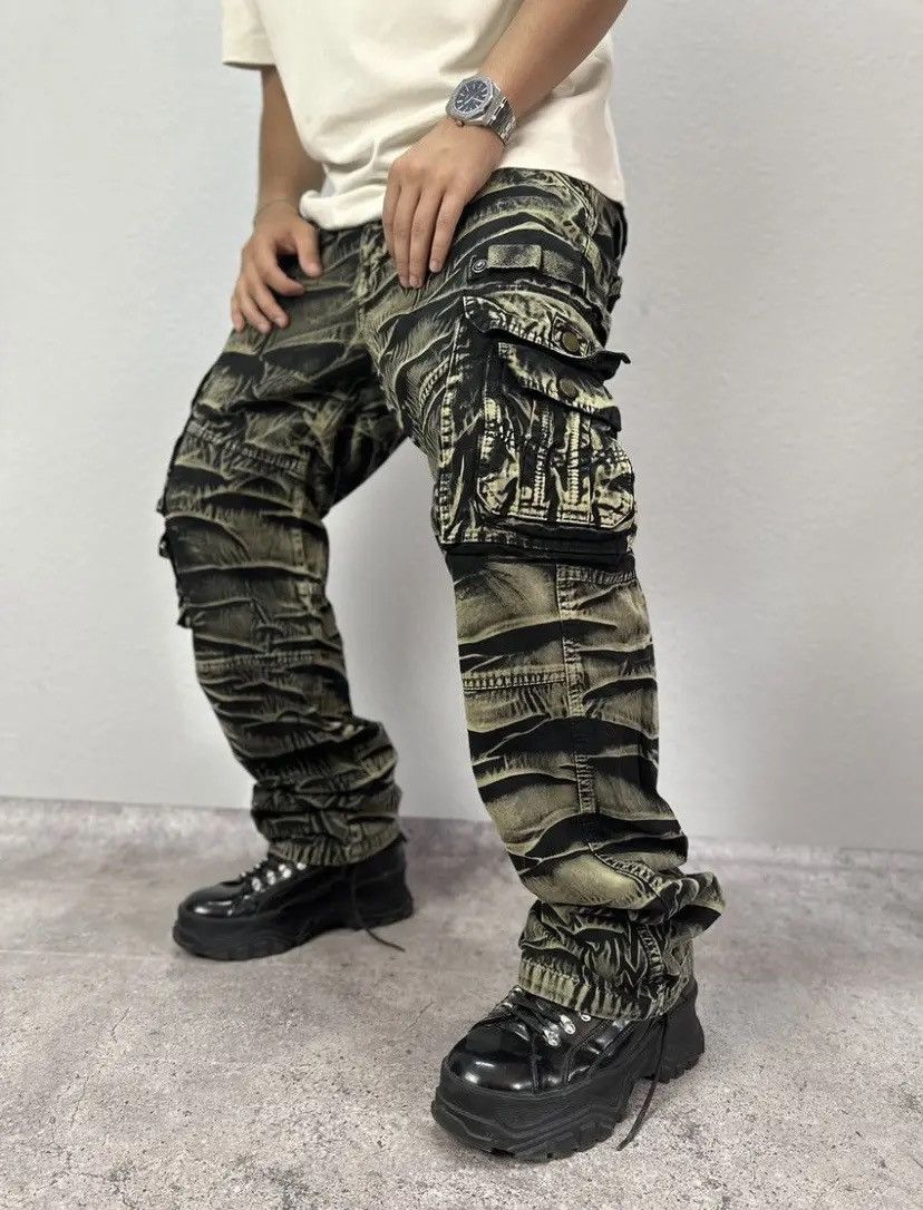 Vintage Vintage Style G Star Raw Junya Watanabe Bondage Cargo Pants Size US 32 / EU 48 - 3 Thumbnail