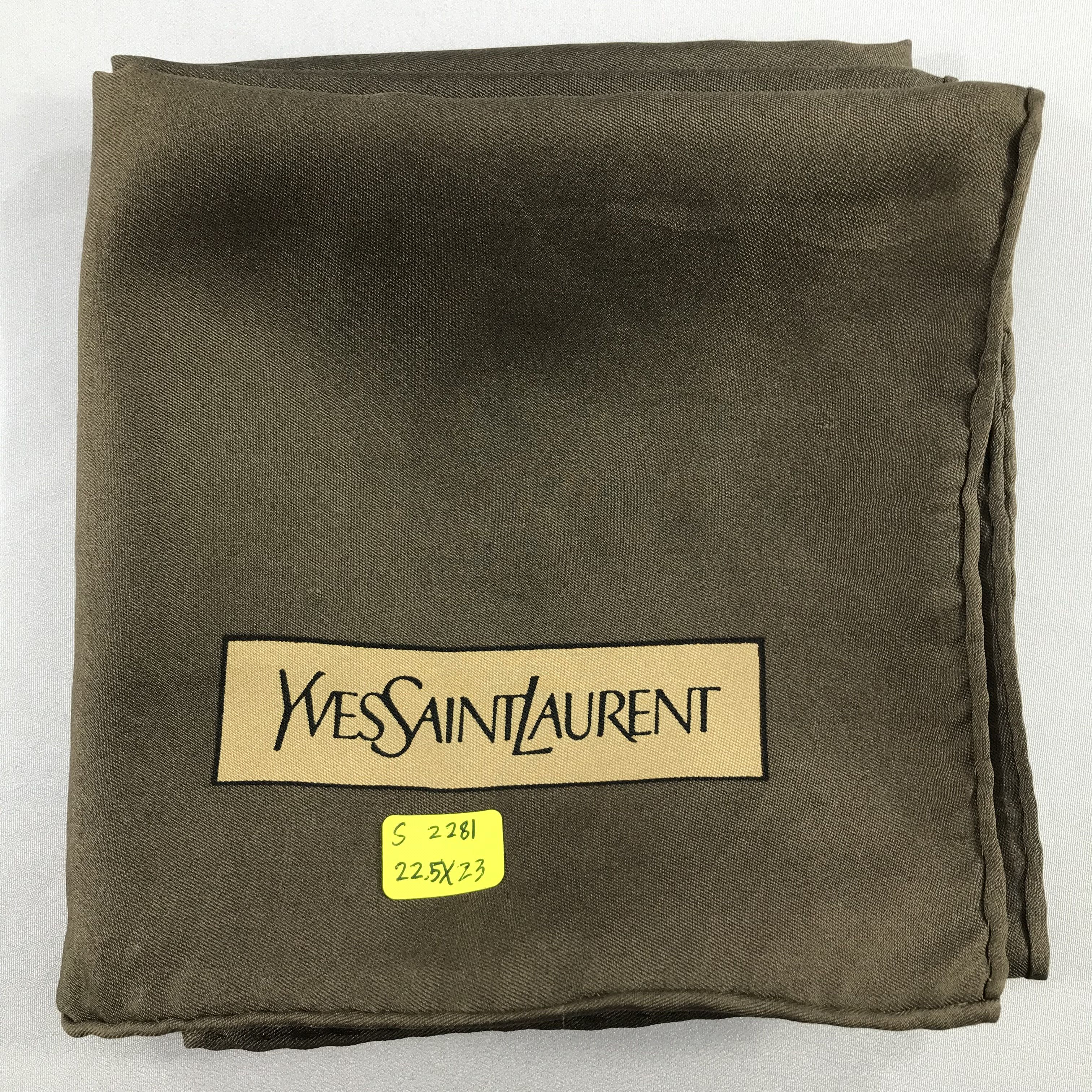 Vintage × Yves Saint Laurent Yves Saint Laurent Bandana / Handkerchief/Neckerchief -S2281 Size ONE SIZE - 5 Thumbnail