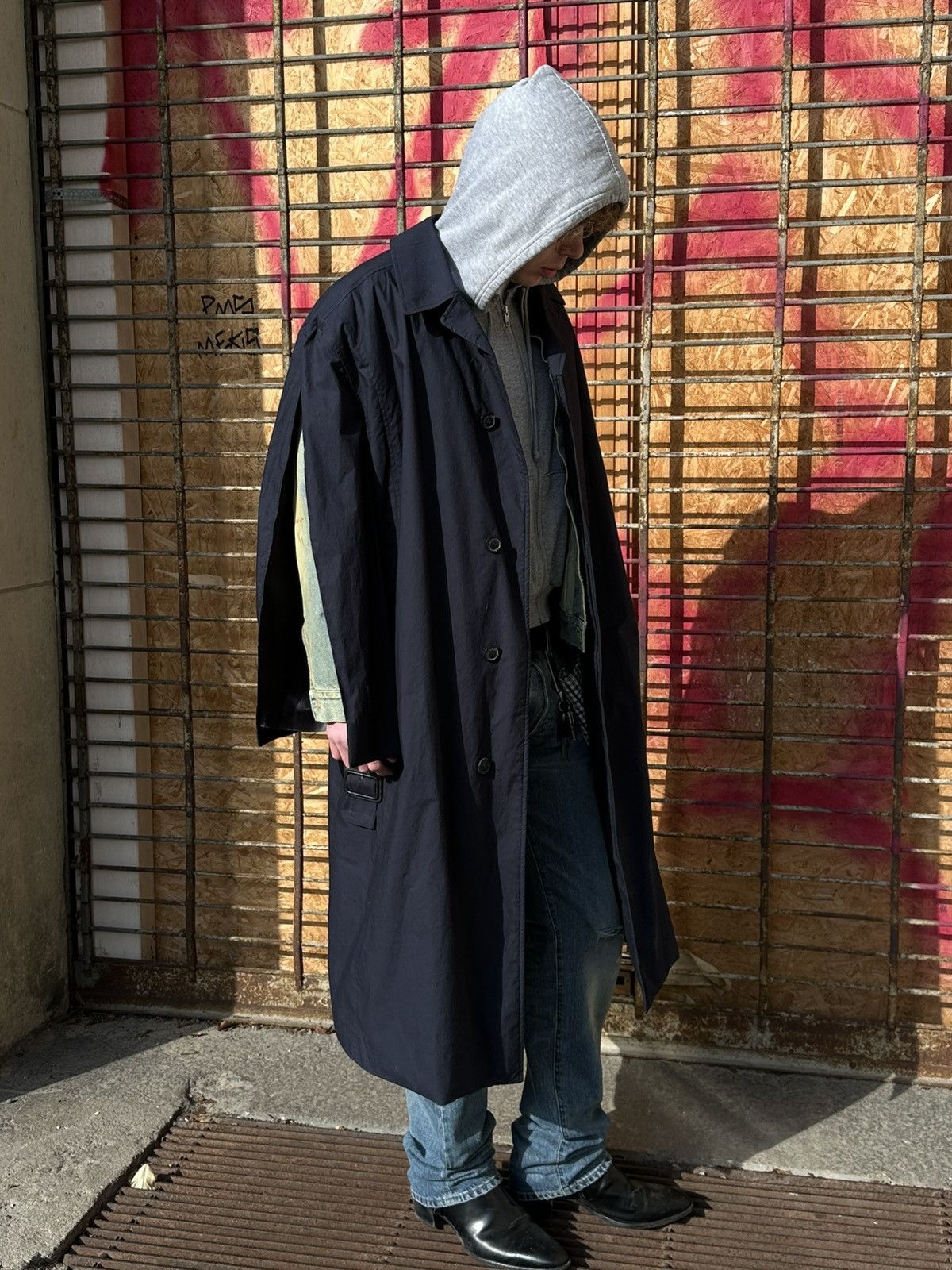 Maison Margiela Maison Margiela Artisanal Deconstructed Hybrid Trench Coat Size US M / EU 48-50 / 2 - 5 Thumbnail