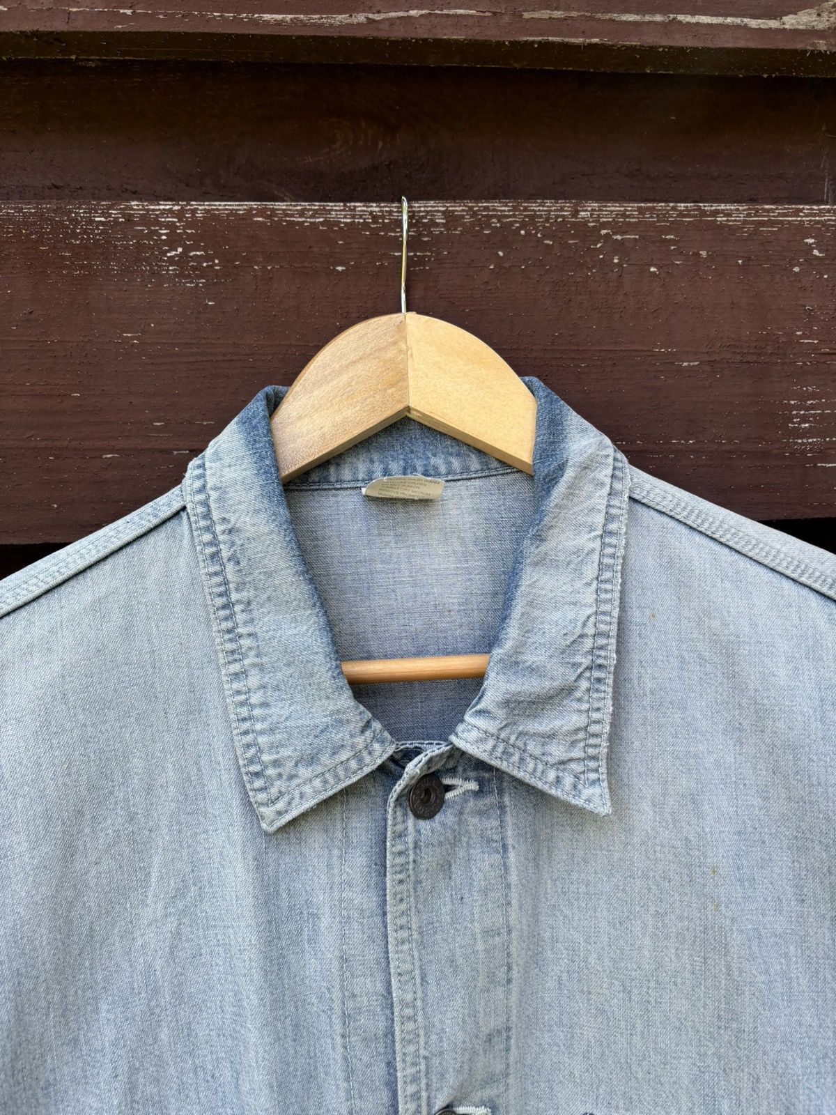 Gap Vintage Gap Denim Chore Faded Jacket Size US XL / EU 56 / 4 - 7 Thumbnail