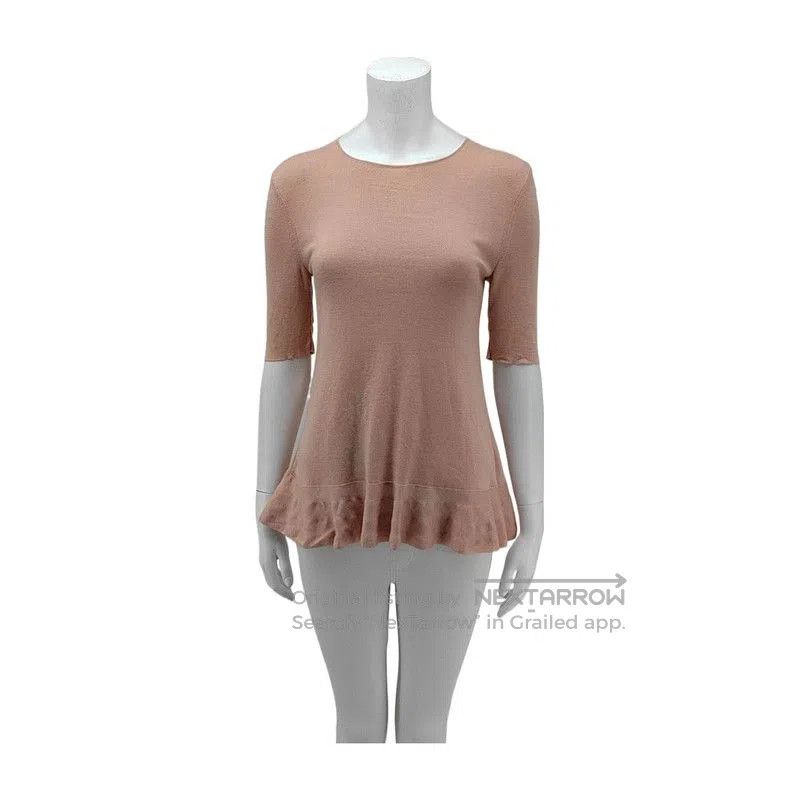 Louis Vuitton Louis Vuitton Pink Wool Short Sleeve Top . Size M / US 6-8 / IT 42-44 - 1 Thumbnail