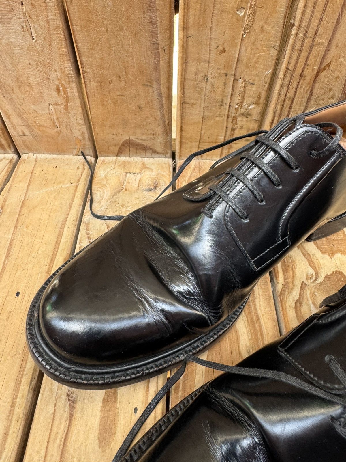 Christian Dior Monsieur Christian Dior black leather derby dress Shoes EUR 41 UK 7 Size US 8 / EU 41 - 24 Thumbnail
