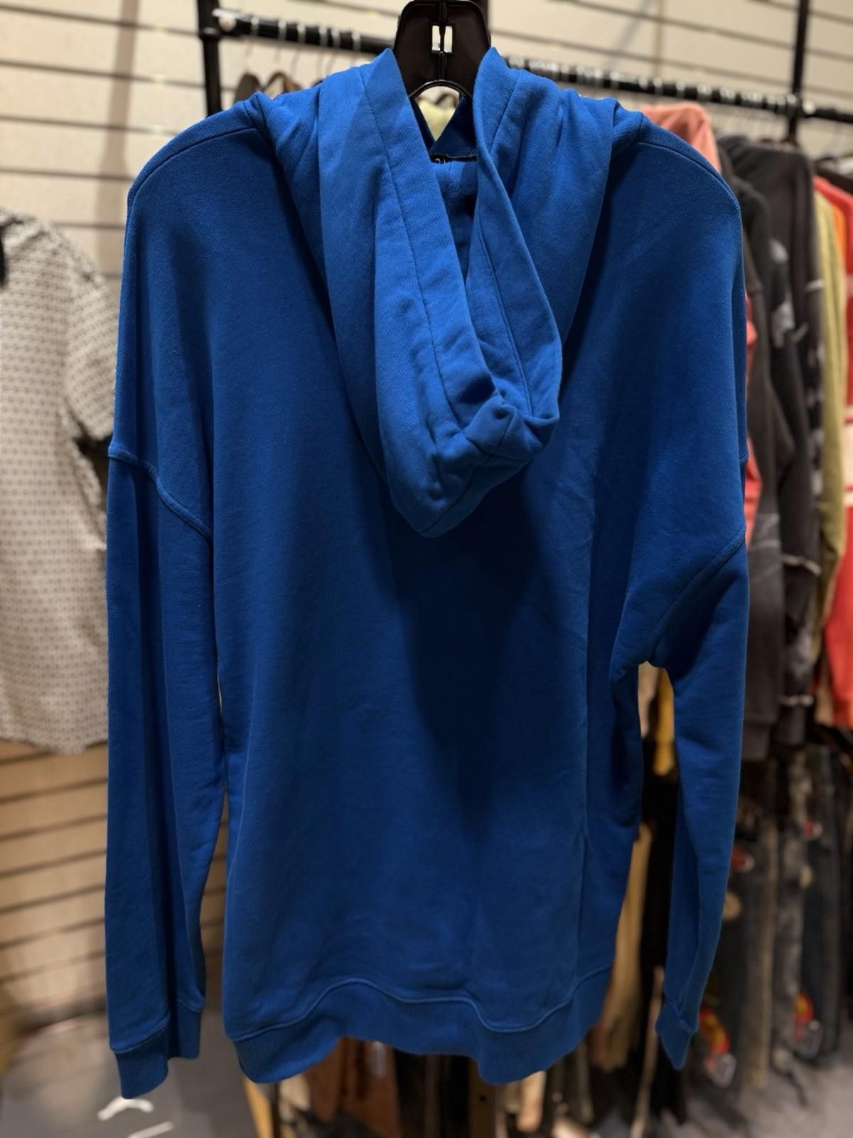 Givenchy Size M - Givenchy Men's Blue Logo- Print Hoodie Sweatshirt Size US M / EU 48-50 / 2 - 8 Thumbnail