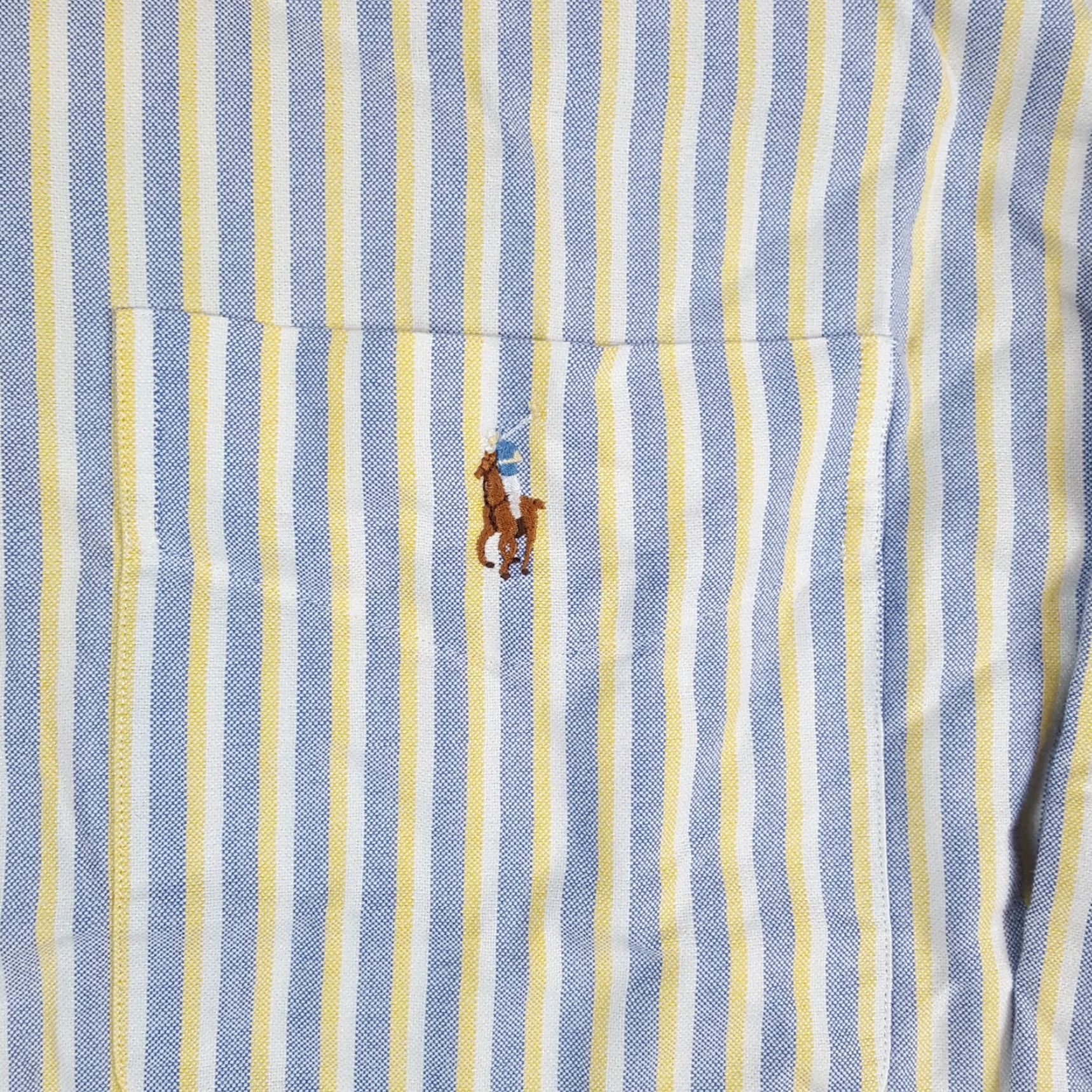 Ralph Lauren VINTAGE Ralph Lauren Striped Preppy Pony Logo Size XL Oversized Button Up Collared Shirt Size US XL / EU 56 / 4 - 3 Thumbnail