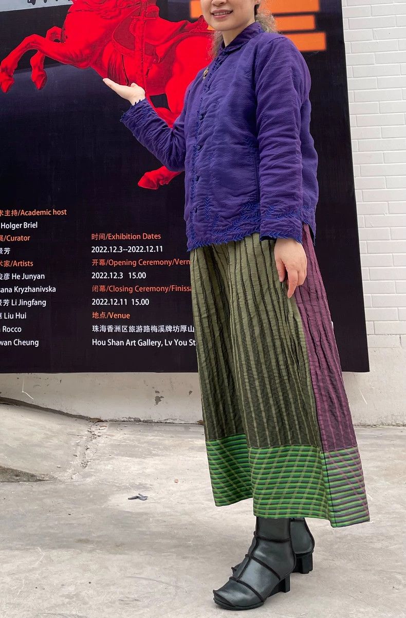 Issey Miyake Issey Miyake size:2 A purple main line contrasting color s Size 22" - 7 Thumbnail