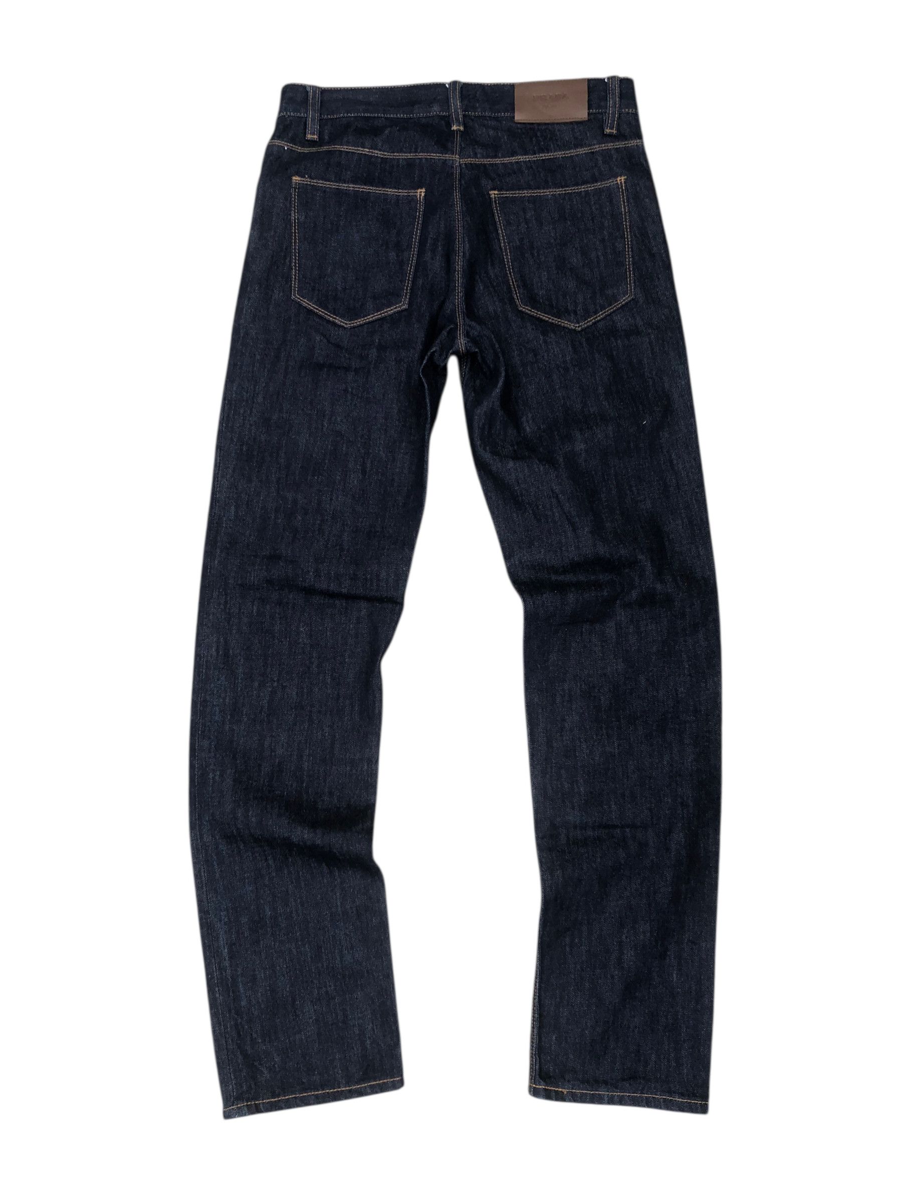 Prada 💯Authentic PRADA MILANO Tapered Fit Indigo Dark Blue Jeans Size US 31 - 2 Thumbnail