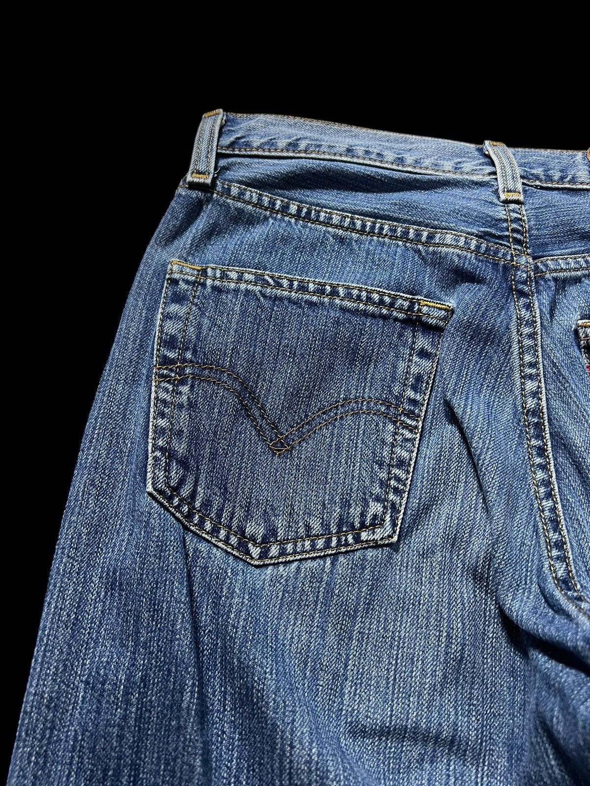 If Six Was Nine × Levi's 💥Baggy💥Vintage 90’s Levis 512 Washed Jeans Very Rare Size US 28 / EU 44 - 7 Thumbnail