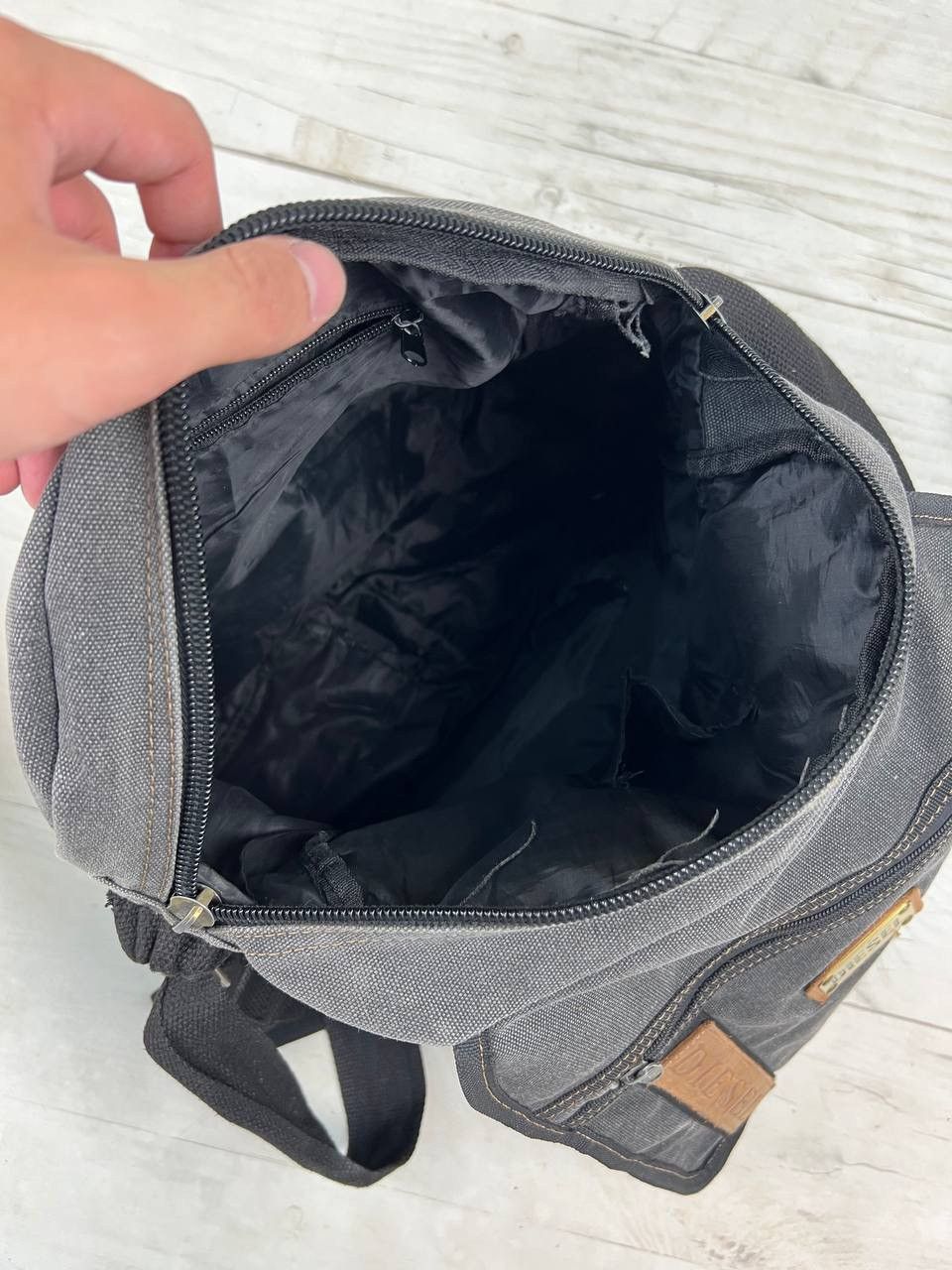 Diesel Vintage Diesel Messenger Shoulders Bag Leather Logo Size ONE SIZE - 20 Thumbnail