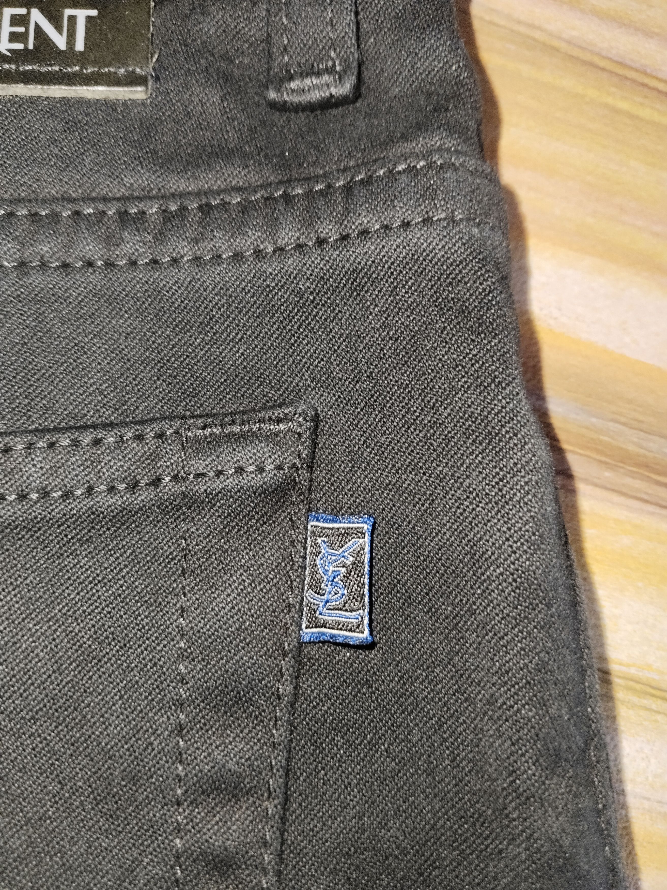 Yves Saint Laurent YVES SAINT LAURENT Black Jeans Size US 34 / EU 50 - 11 Thumbnail