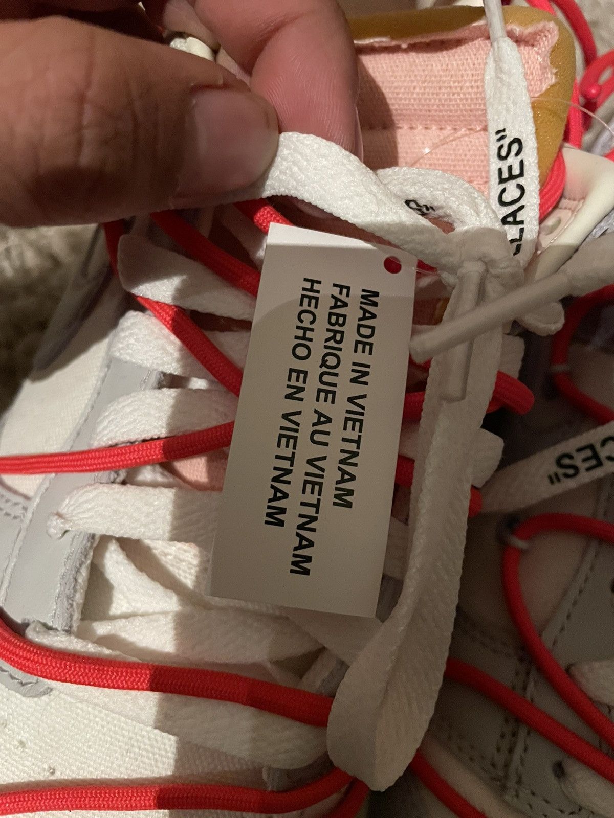 Nike × Off-White Off White x Nike Dunk Low Lot 6 Size US 9.5 / EU 42-43 - 5 Thumbnail