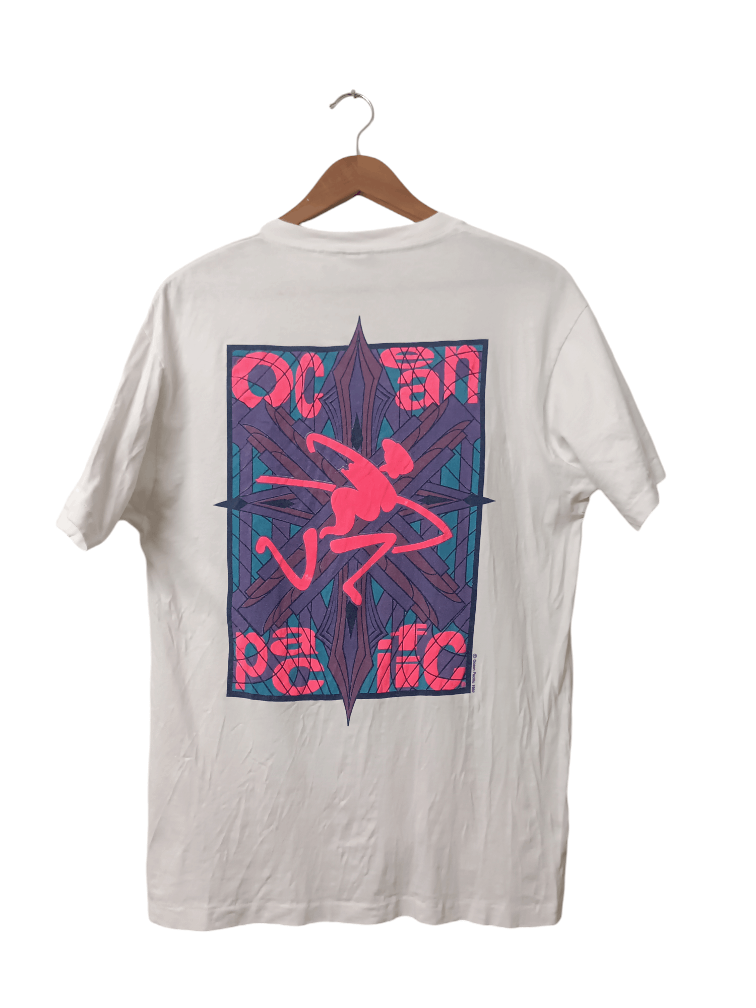 Ocean Pacific × Vintage Vintage Ocean Pacific 1992 surf tee Size US M / EU 48-50 / 2 - 2 Thumbnail