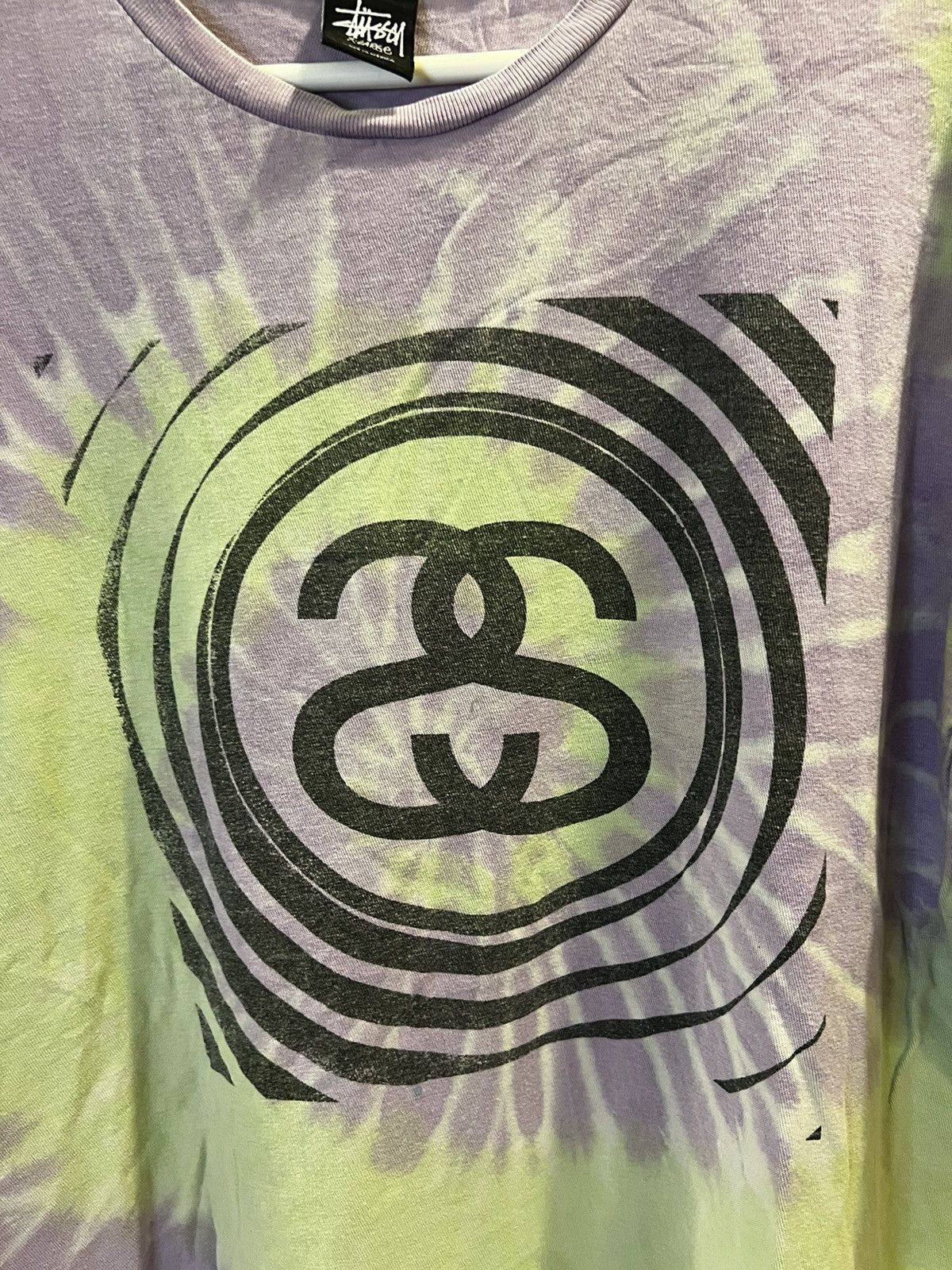 Stussy STÜSSY Center Tye-Dye Tee Size US XL / EU 56 / 4 - 2 Thumbnail