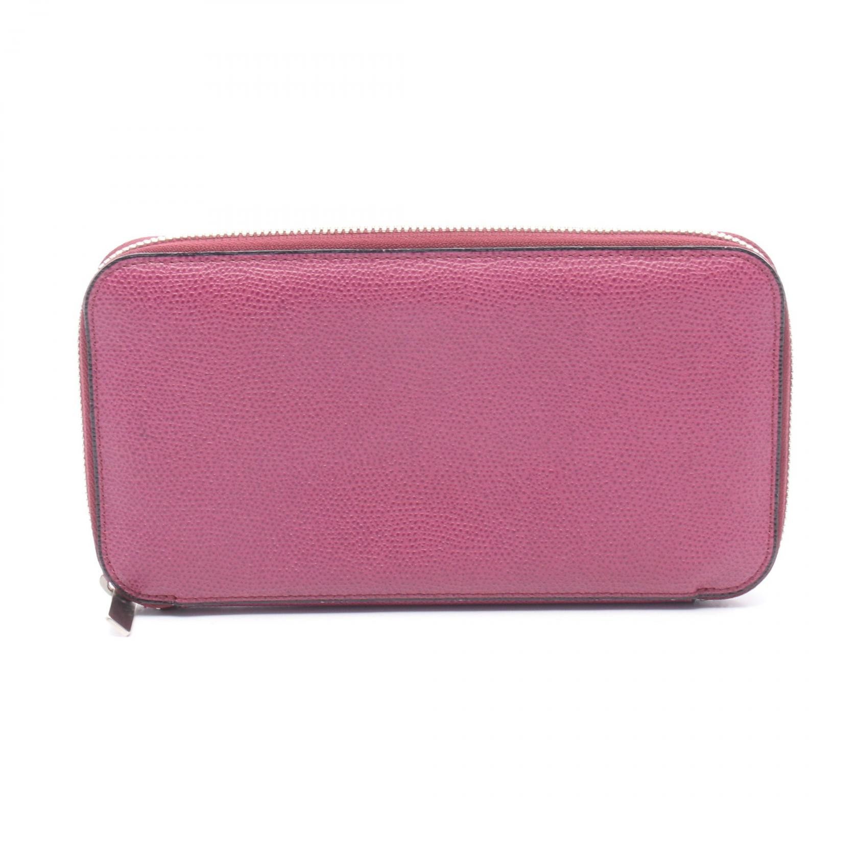 Valextra Valextra Valextra Calfskin Long Zip Wallet Leather Long Wallet DUTY FREE for USA Size ONE SIZE - 1 Thumbnail