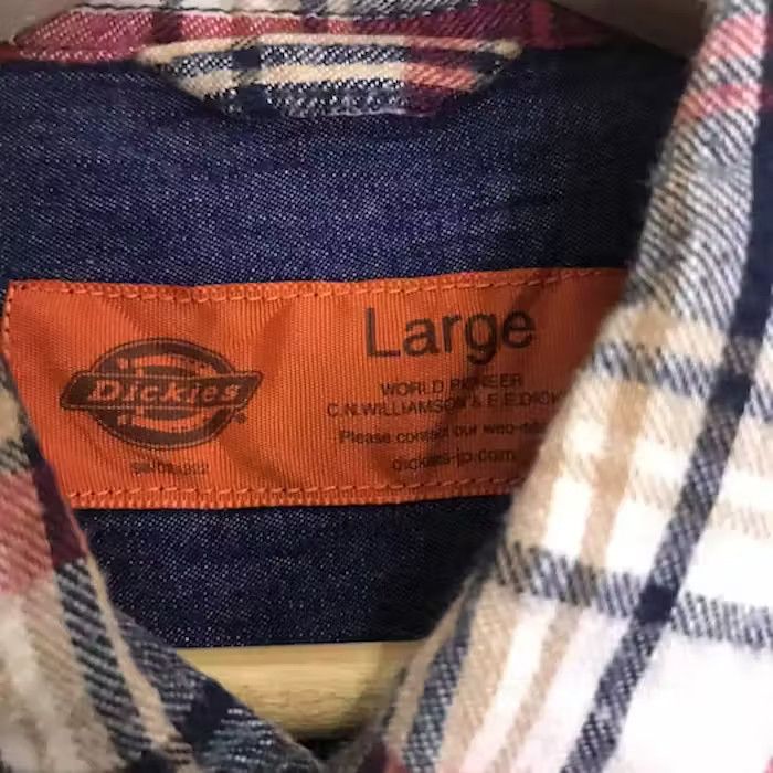Dickies Vintage Dickies Plaid Tartan Flannel Shirt Size US L / EU 52-54 / 3 - 5 Thumbnail