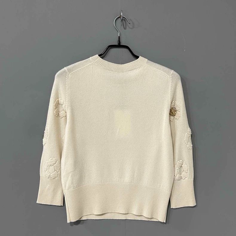 Chanel Chanel Camellia lion decorated cashmere sweater 2504-Nextar Size XS / US 0-2 / IT 36-38 - 4 Thumbnail