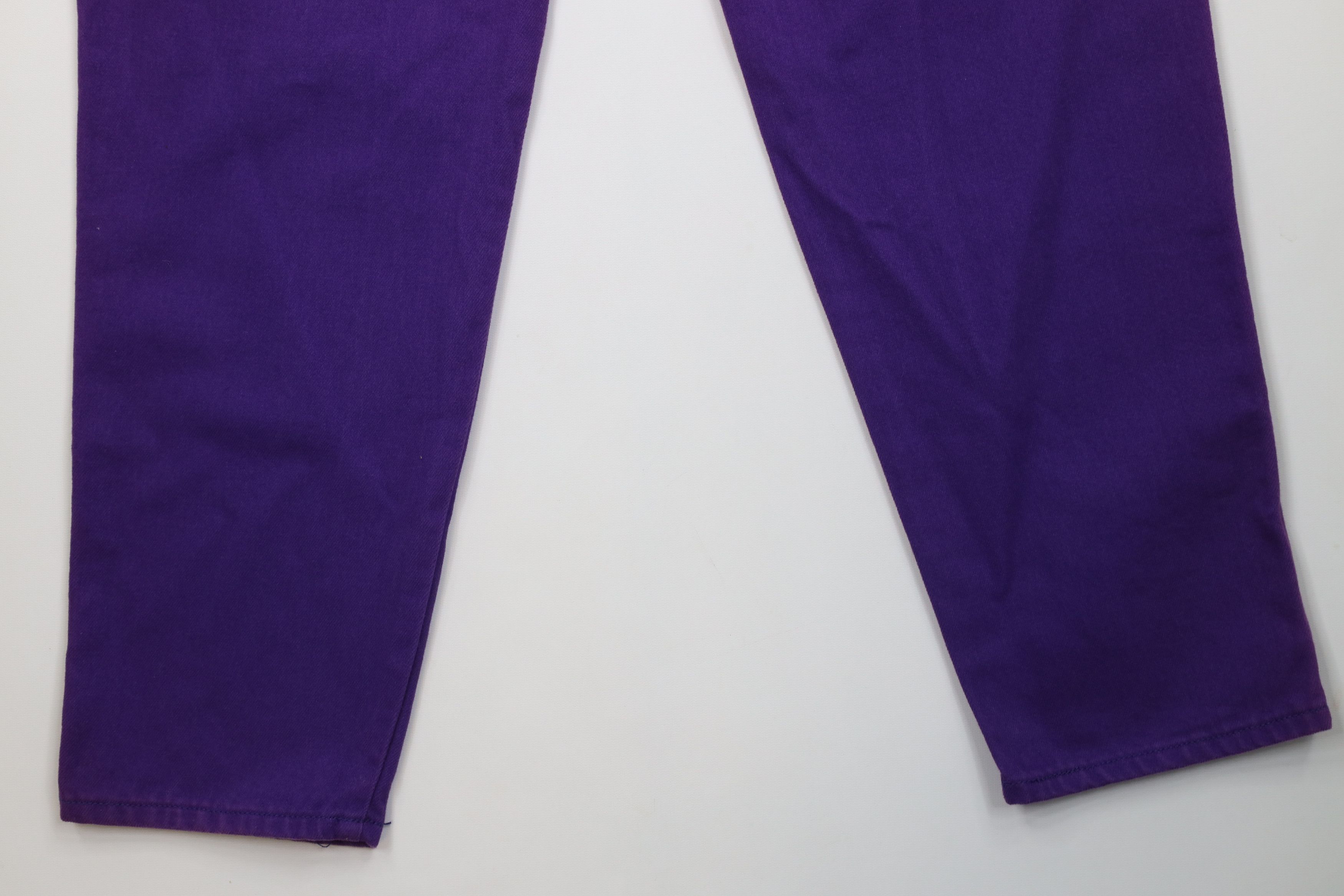 Vintage Deadstock Vintage 90s Streetwear Skateboard Jeans Purple Size US 29 - 13 Thumbnail