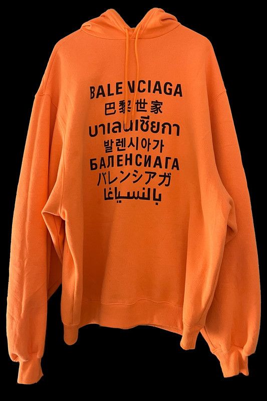 Balenciaga Language Hoodie Size US XS / EU 42 / 0 - 3 Thumbnail