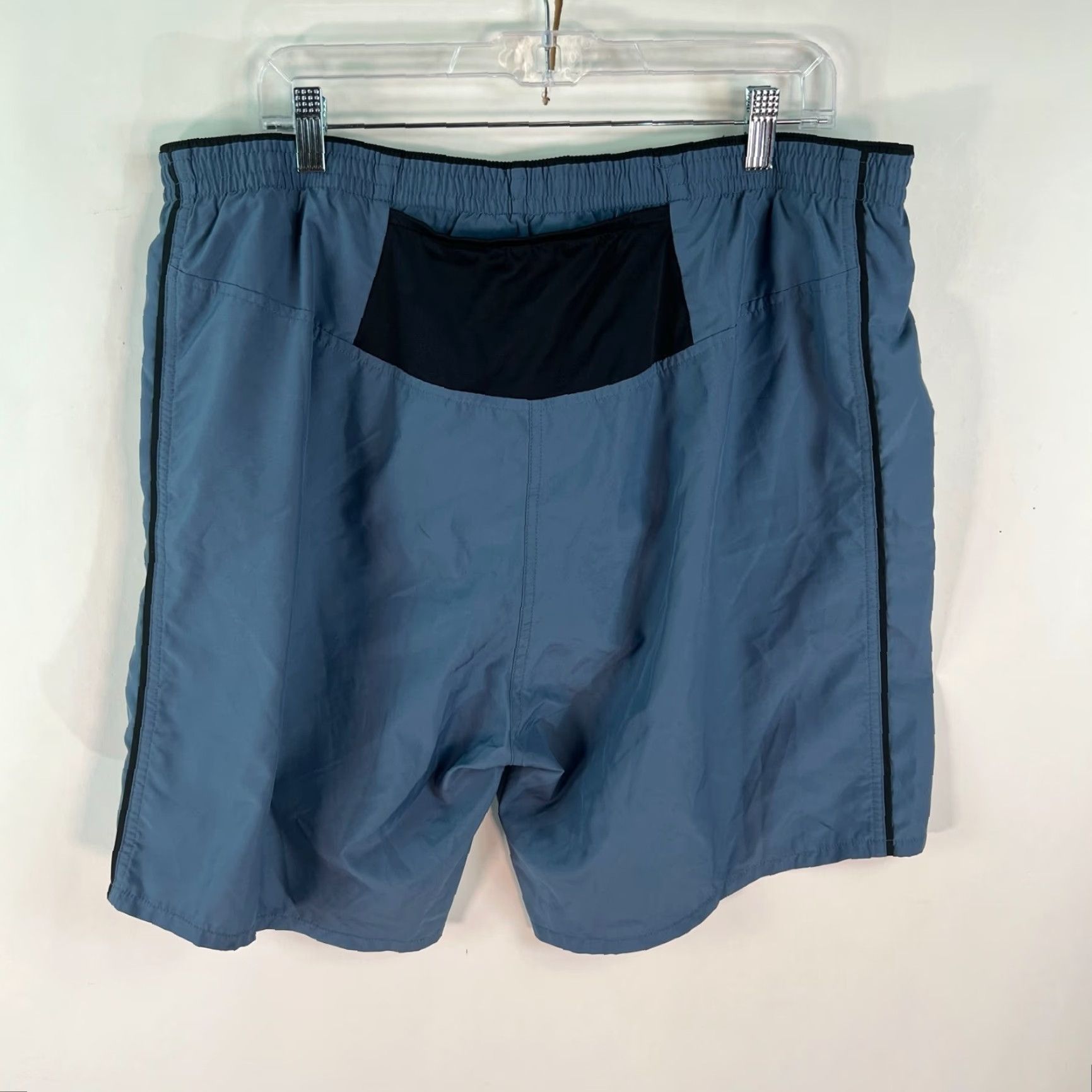 Vintage Hind Race Ready Running Jogging Mens Blue Lined Shorts Rear Pocket XL Hind Size US 36 / EU 52 - 4 Thumbnail