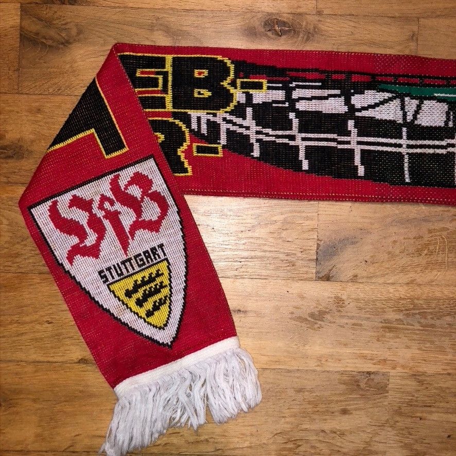 Chelsea Soccer Vfb Stuttgart Club Scarf Logo Size ONE SIZE - 2 Thumbnail
