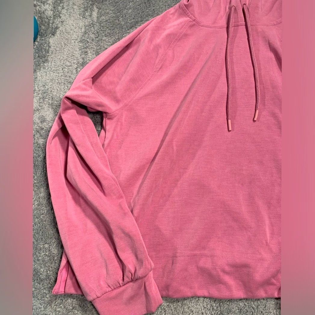 Athleta Athleta Hoodie Pink M Women Pullover Medium Regular Size Size M / US 6-8 / IT 42-44 - 2 Thumbnail