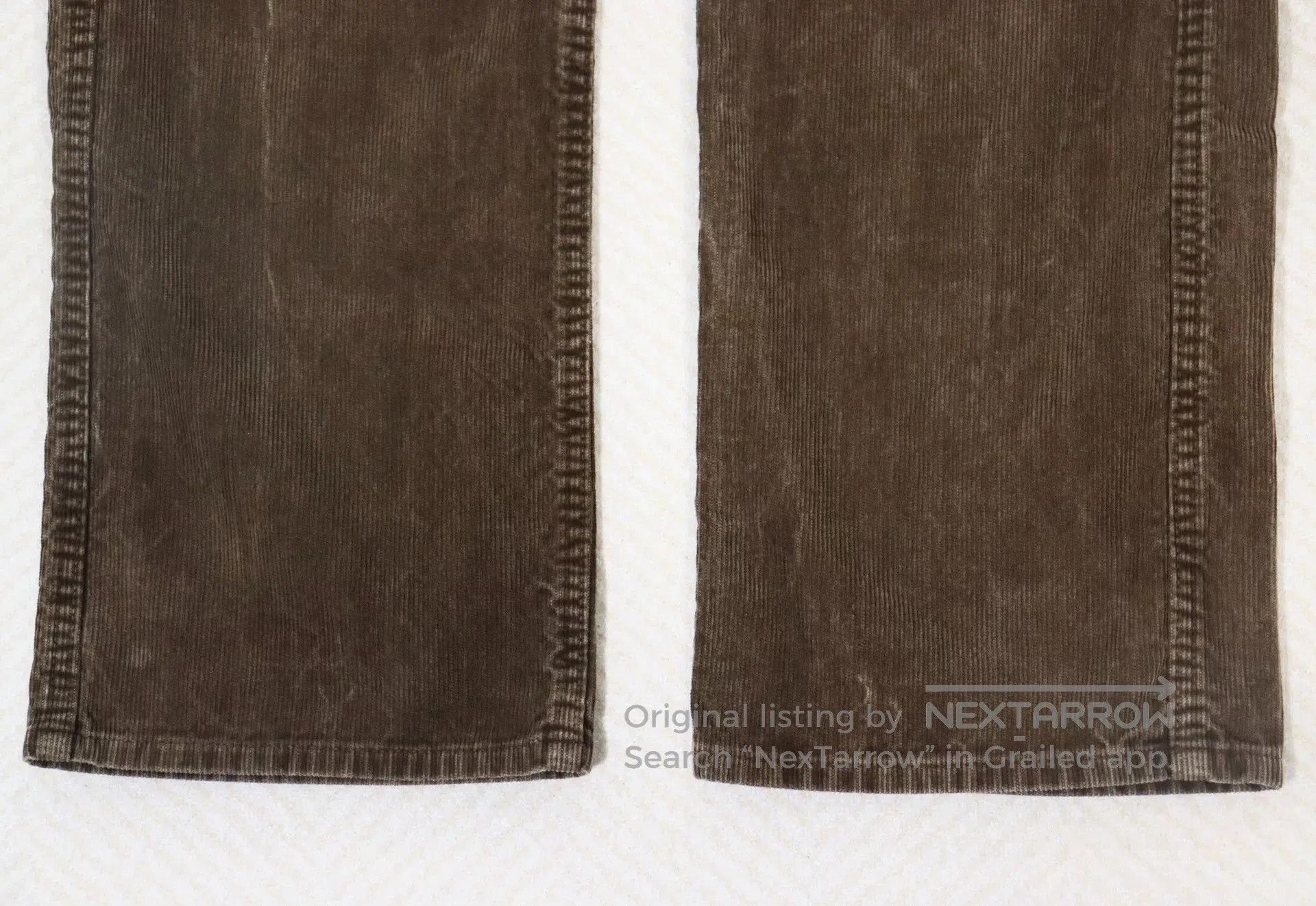 Visvim visvim fluxus slub corduroy pants dk.mud. Size US 27 - 8 Thumbnail