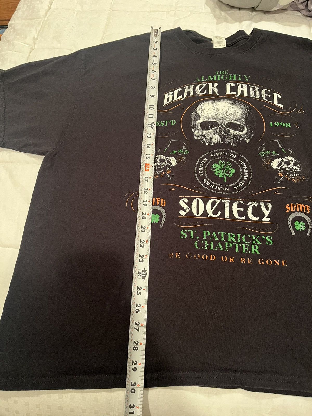 Gildan Black Label Society St.Patricks Chapter band tshirt Size US XXL / EU 58 / 5 - 6 Thumbnail